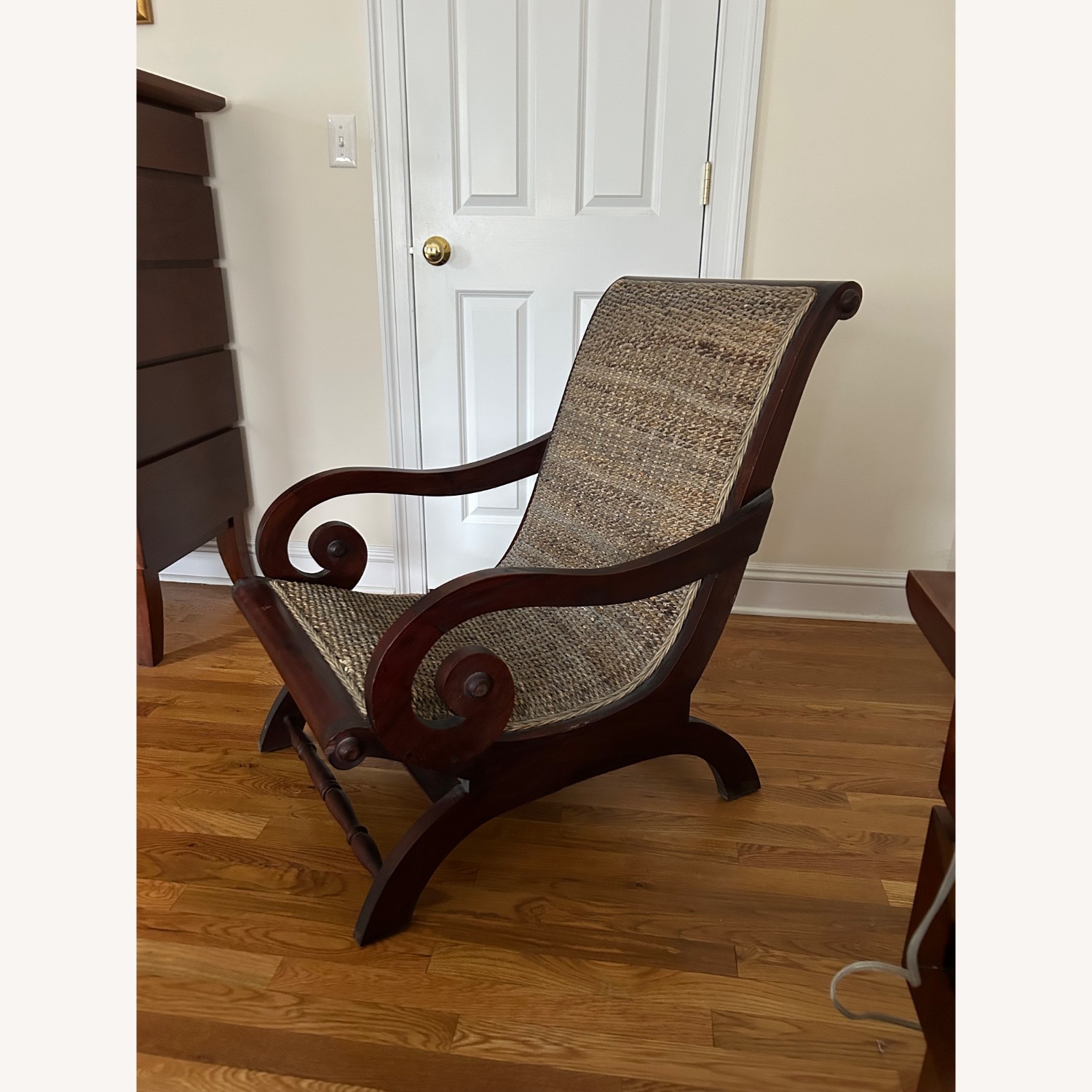 Z Gallerie Wood Sleigh Chair - image-10