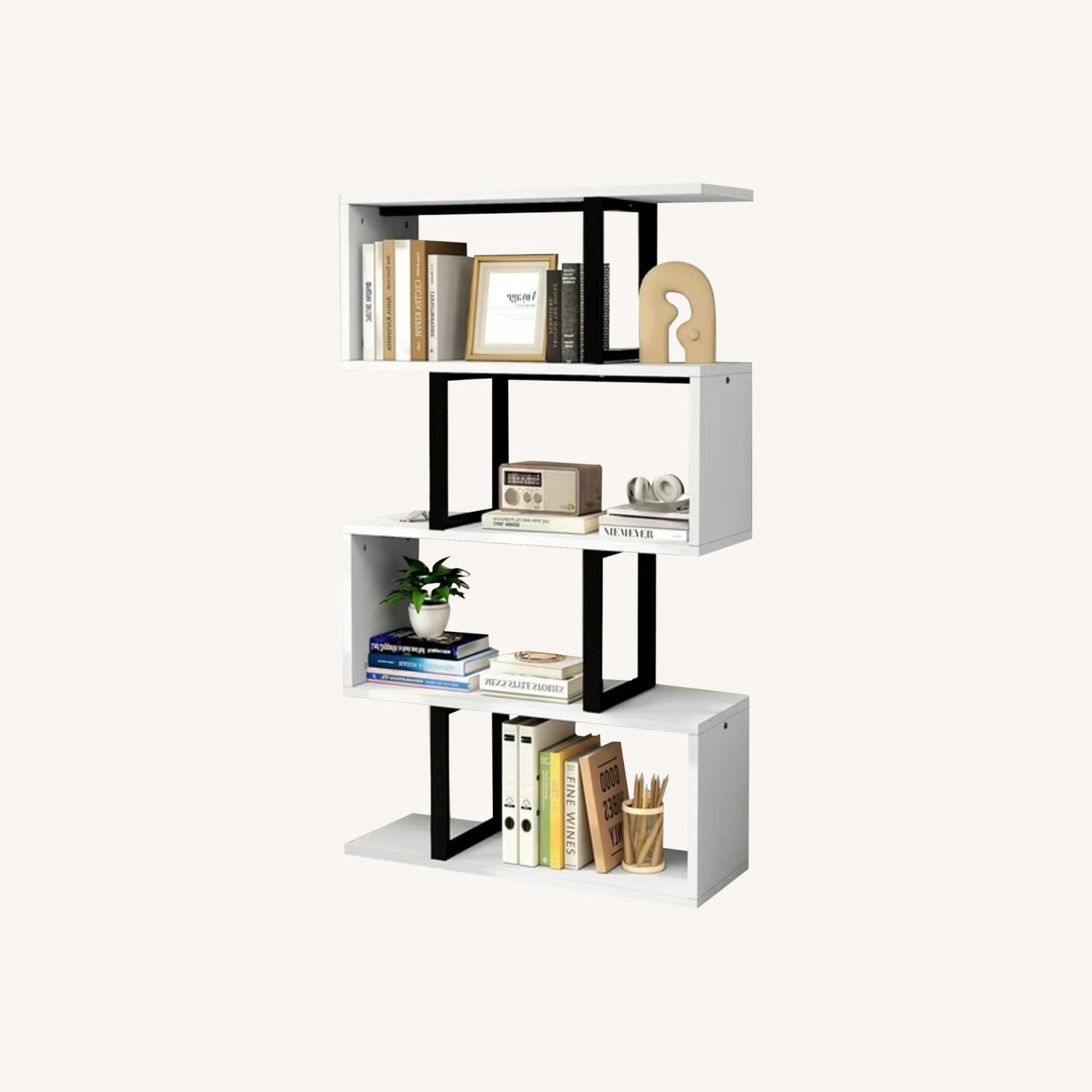 Dextrus 5-Tier S-Shaped Bookshelf - image-0