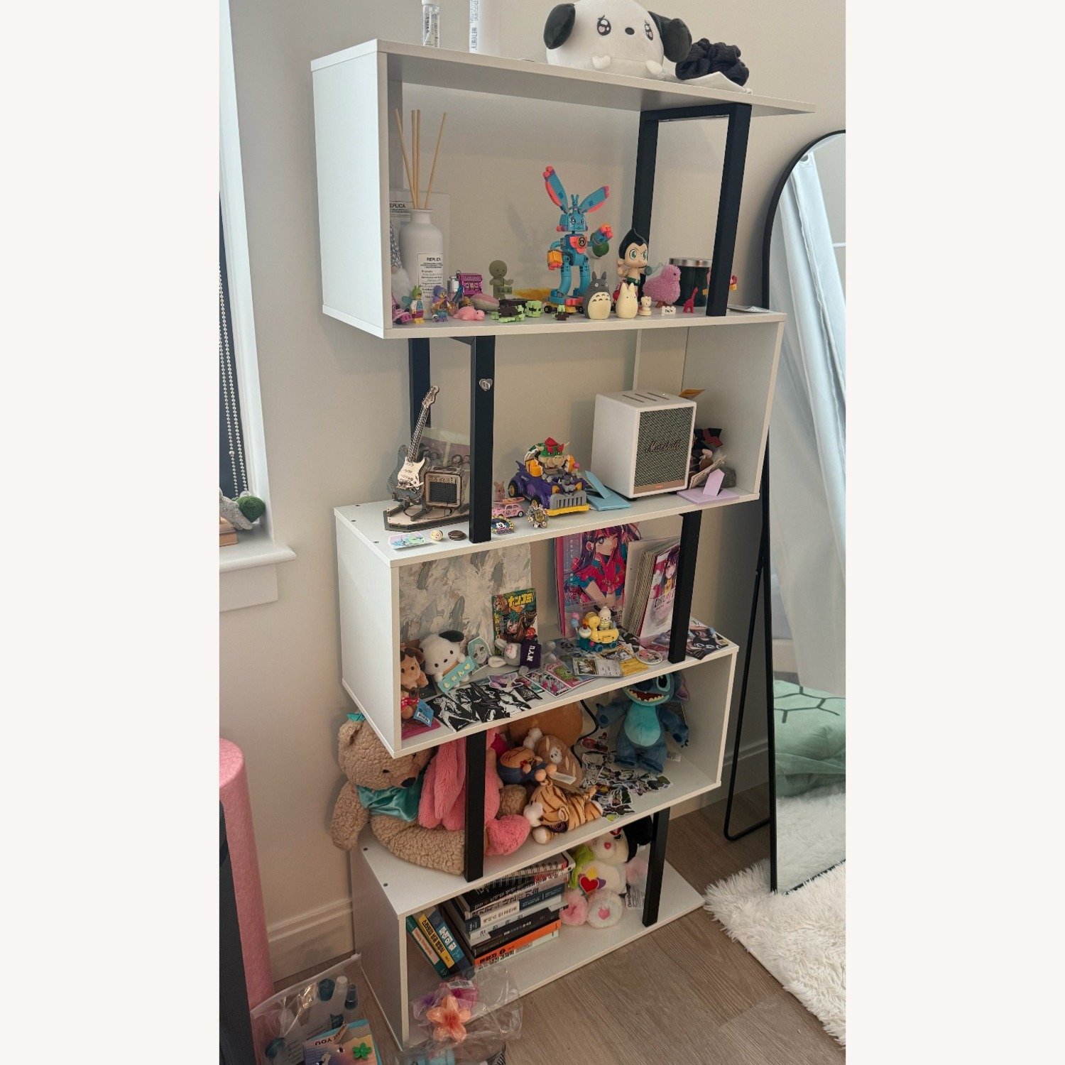 Dextrus 5-Tier S-Shaped Bookshelf - image-2