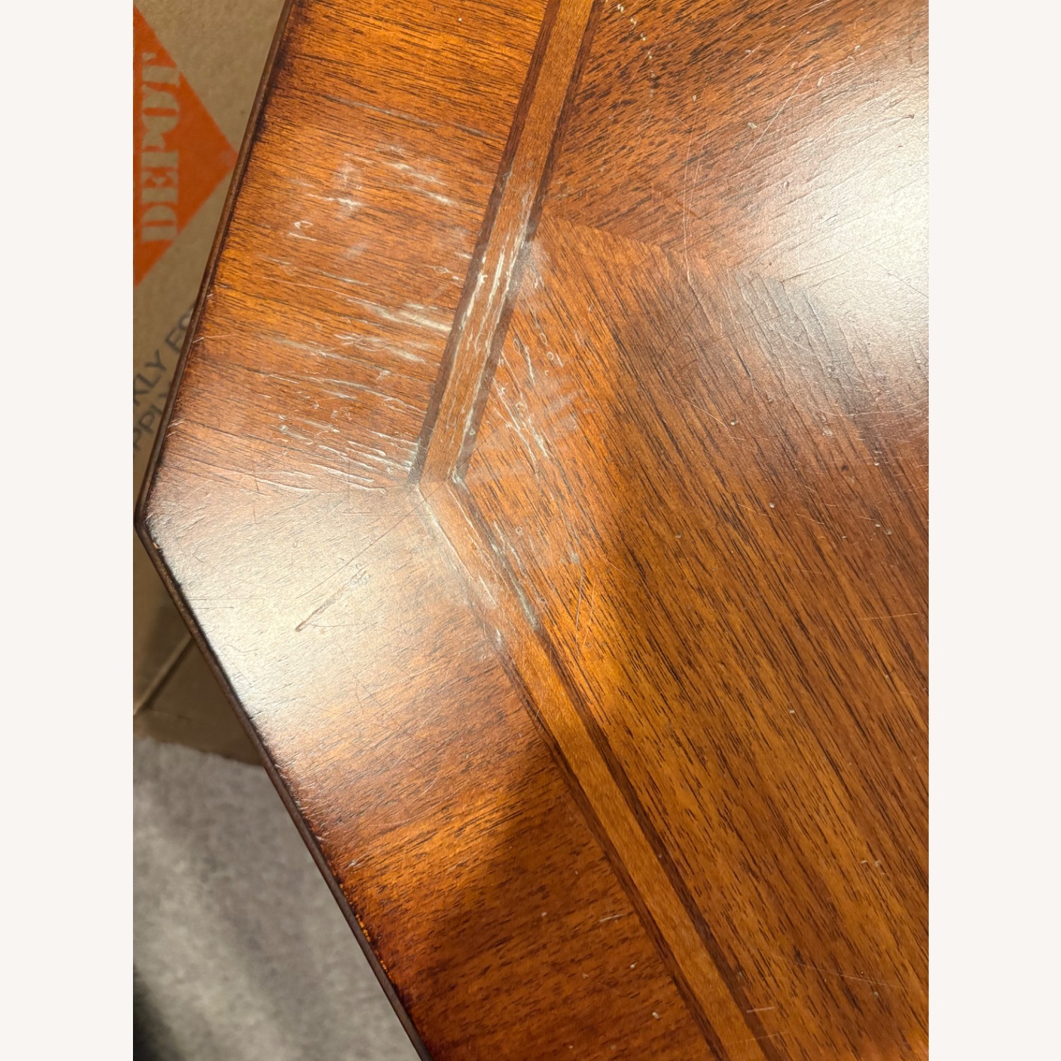 Raymour & Flanigan Dark Brown Coffee Table - image-3