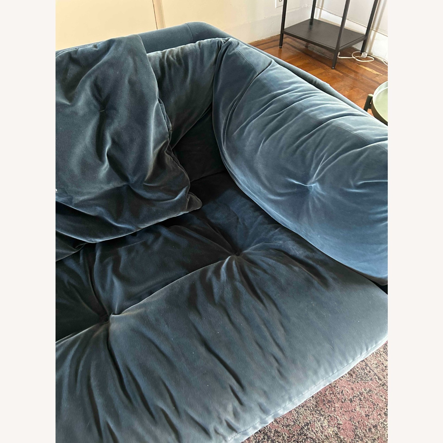 Saba New York Suite Sectional in Blue Velvet - image-5