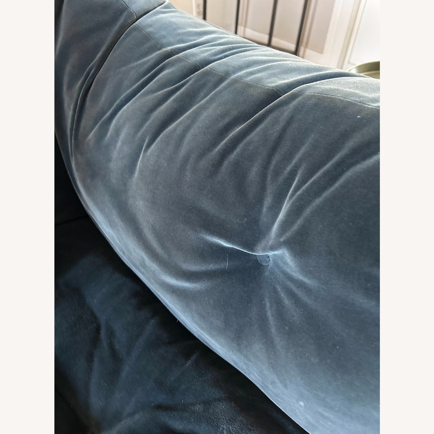 Saba New York Suite Sectional in Blue Velvet - image-6