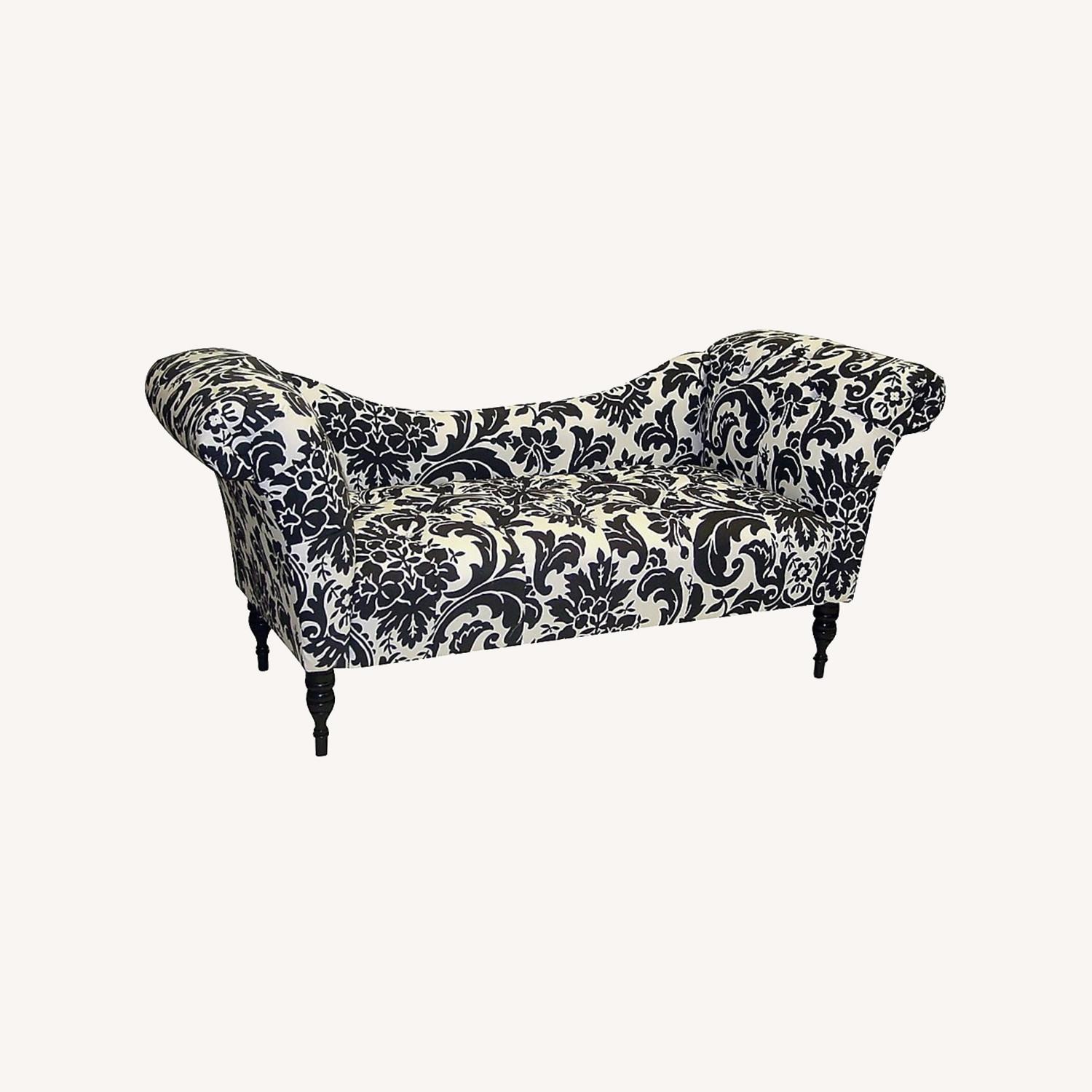 Black and White Loveseat - image-0