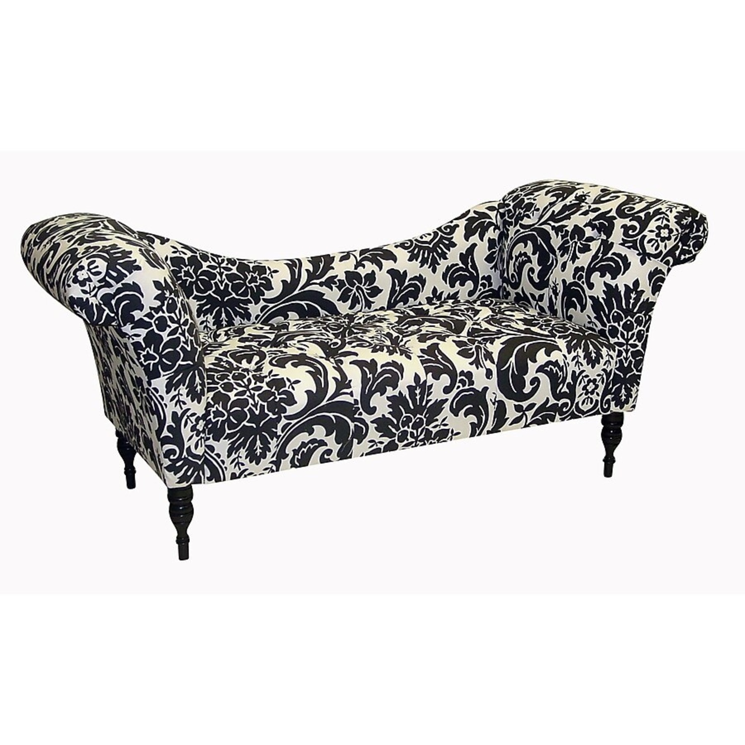 Black and White Loveseat - image-5