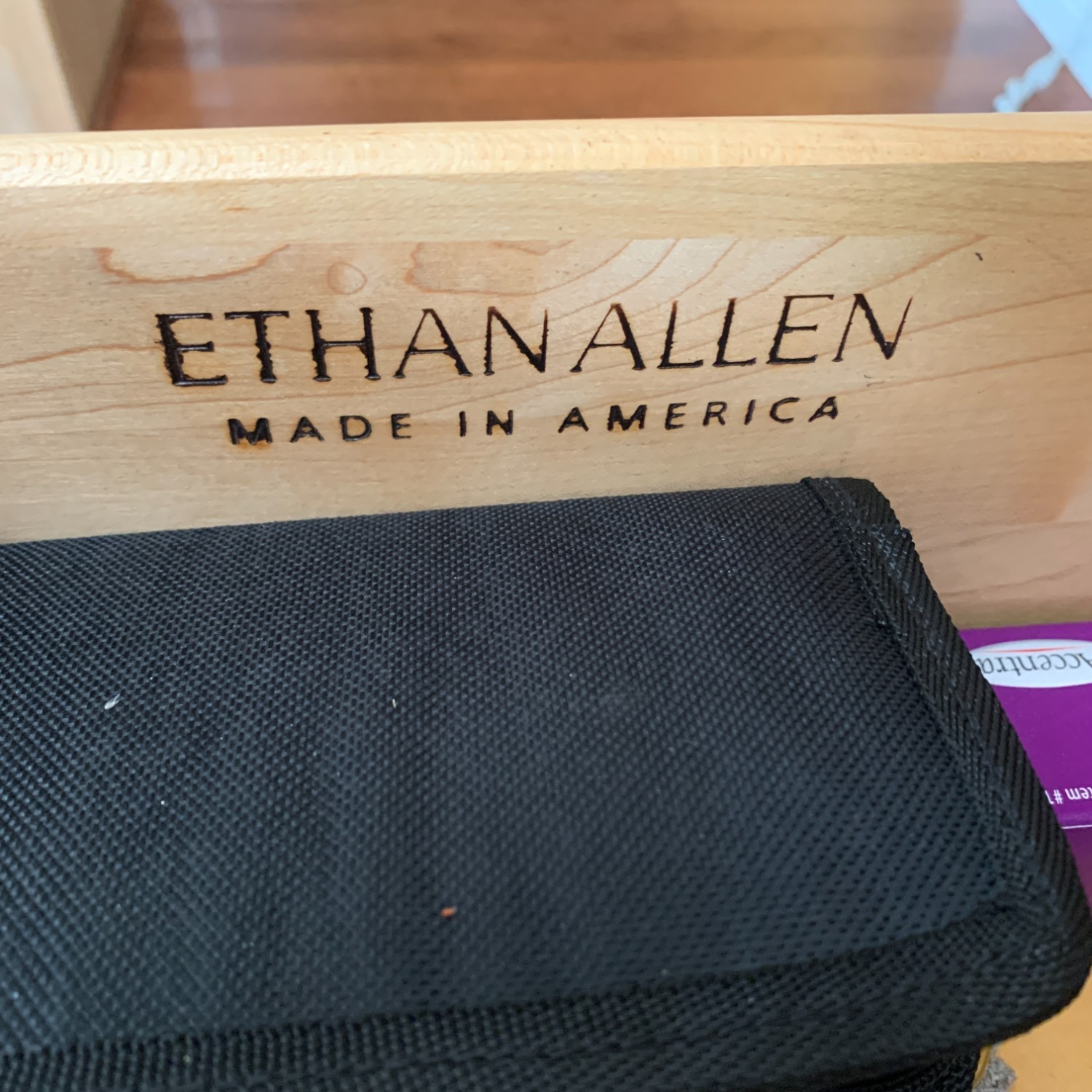 Ethan Allen Computer Desk Hutch Bookshelf | Wood - image-9