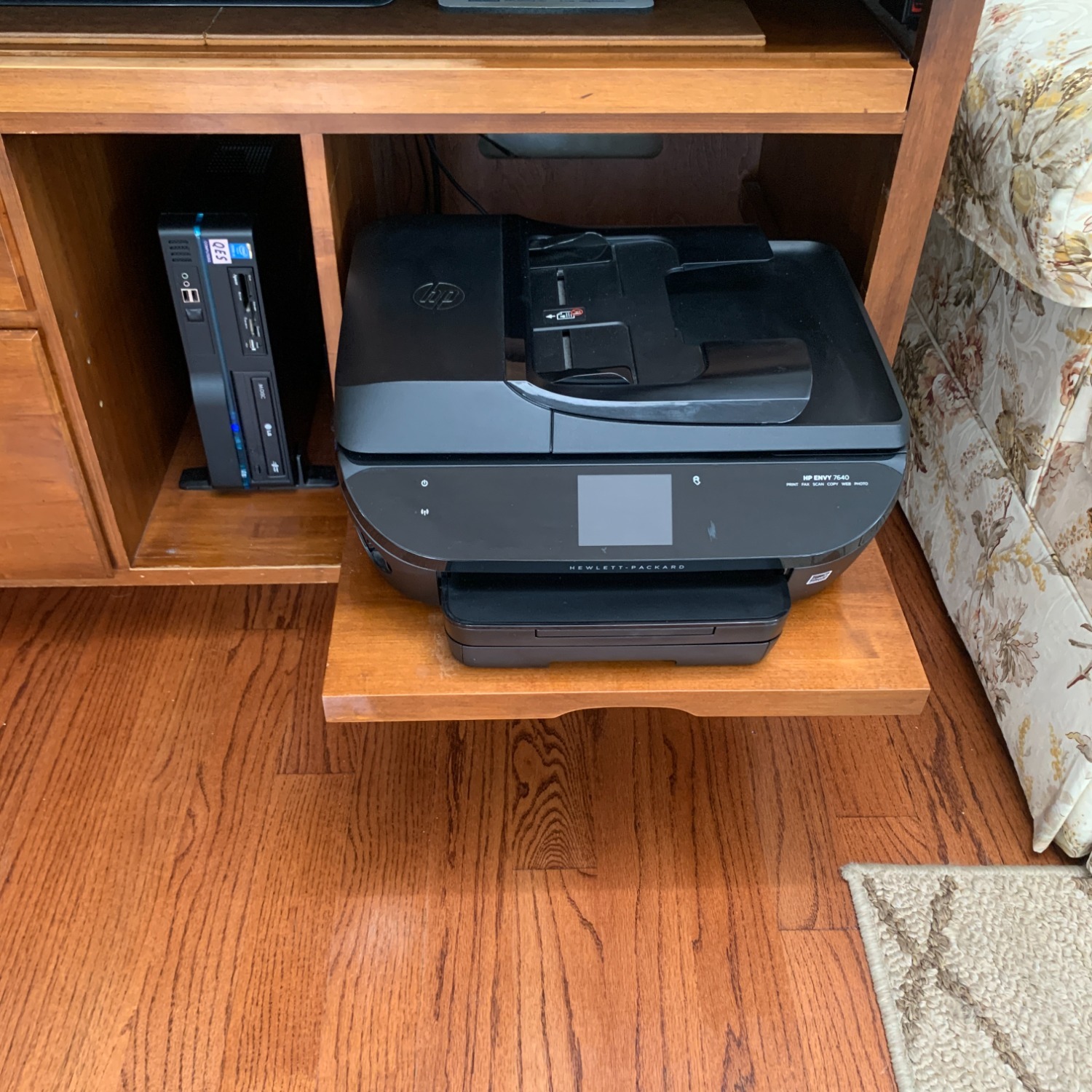 Ethan Allen Computer Desk Hutch Bookshelf | Wood - image-10