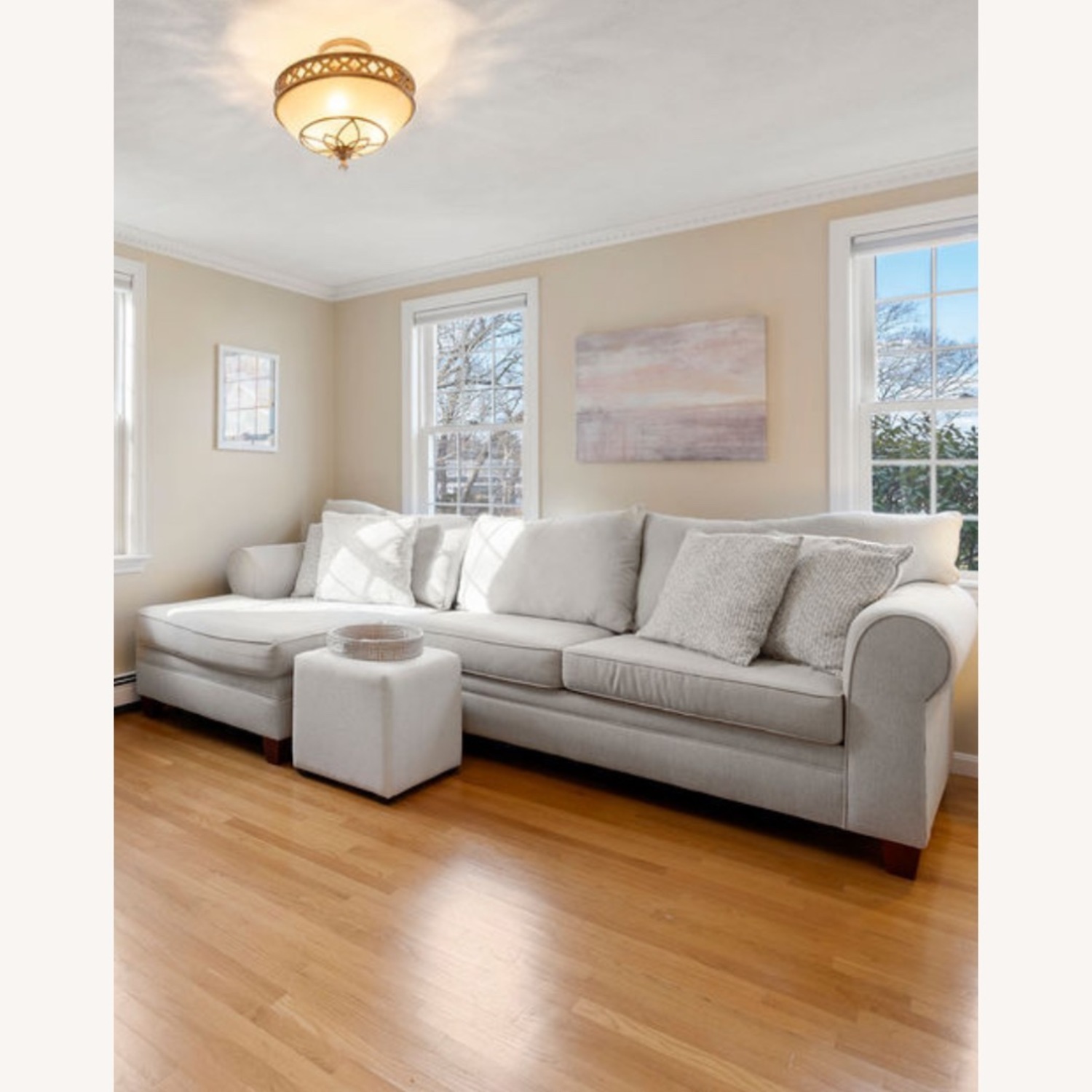 Bob’s Discount Furniture Laurel Chaise and Sleeper Sofa - image-1