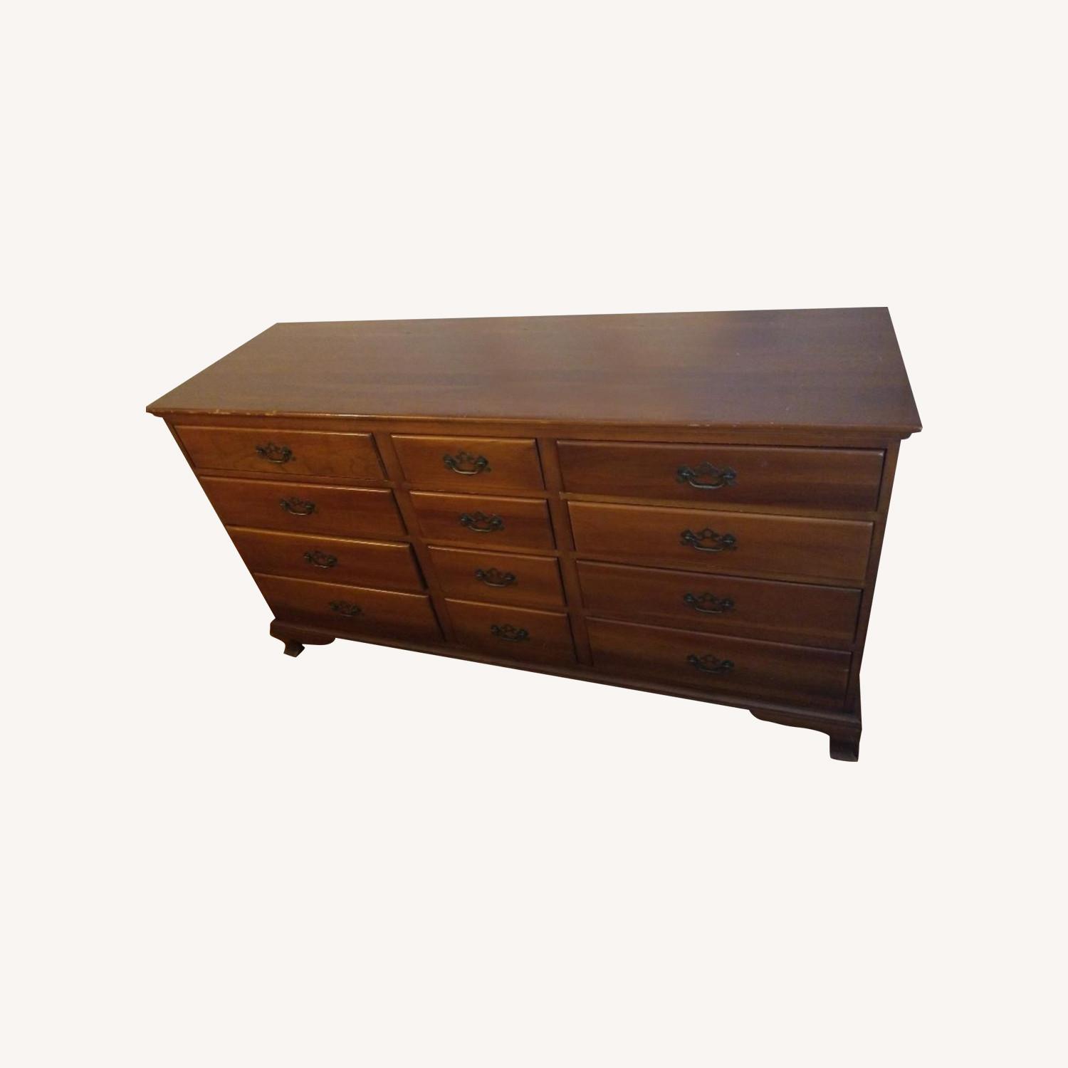 Solid Wood 12 Drawer Chest - image-0