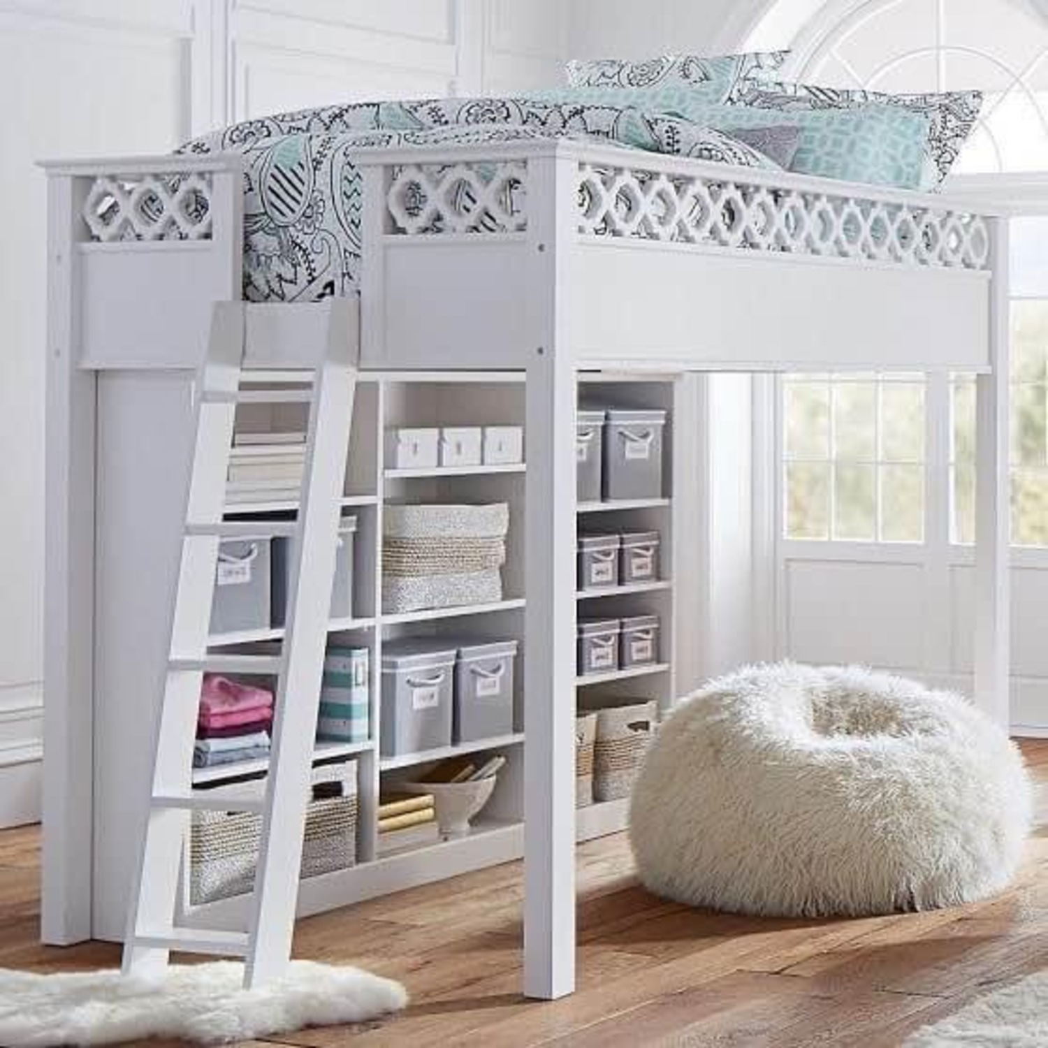 Pottery Barn Loft Bed - image-0