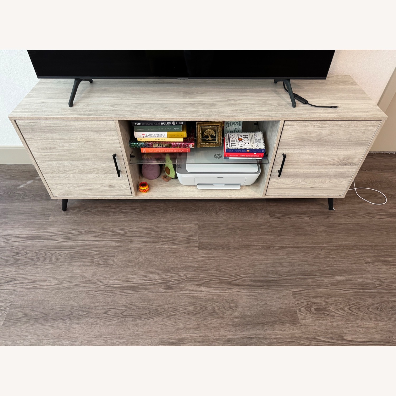 Walker Edison Modern TV Stand Entertainment Center - image-2