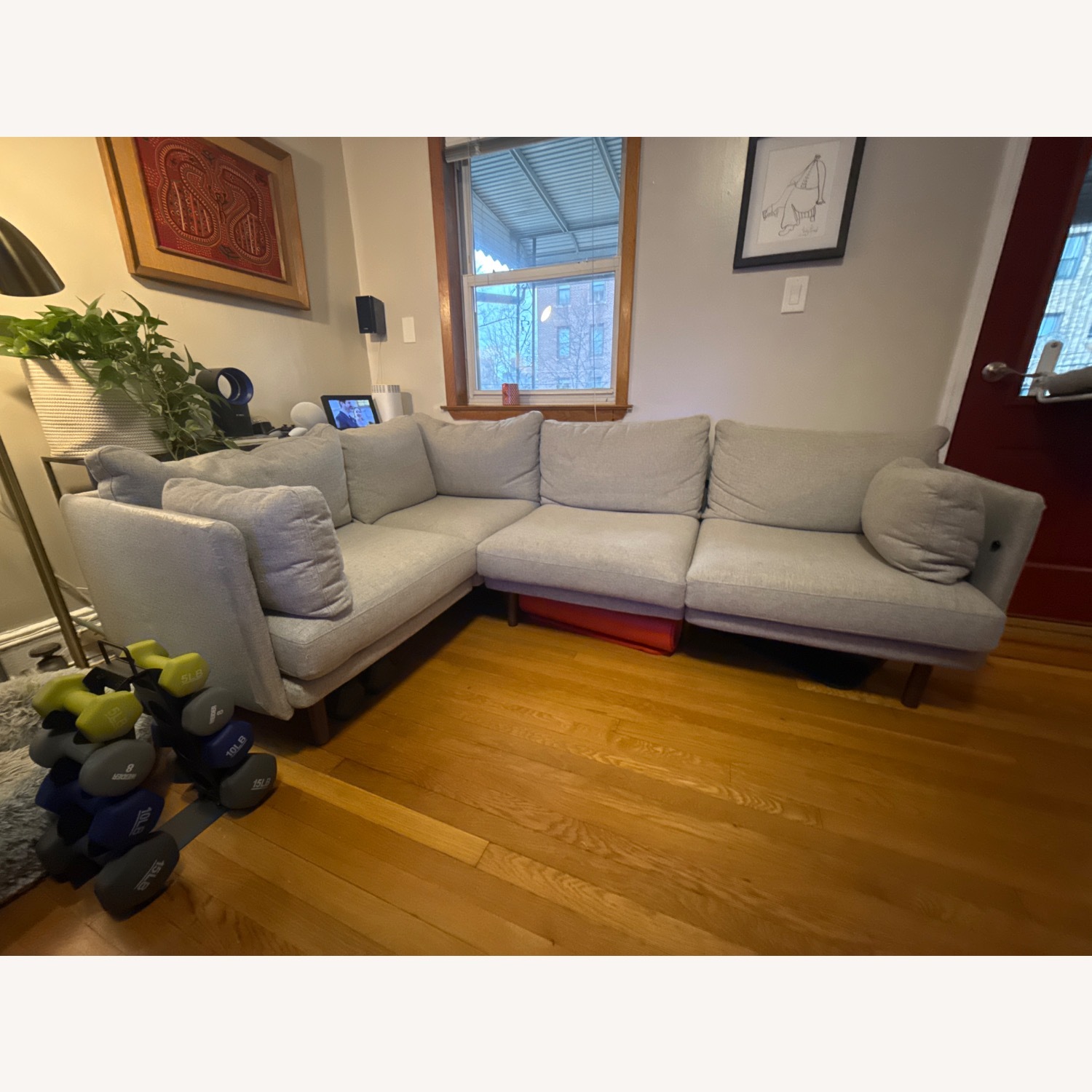 Burrow Field 4-piece Sectional - image-1