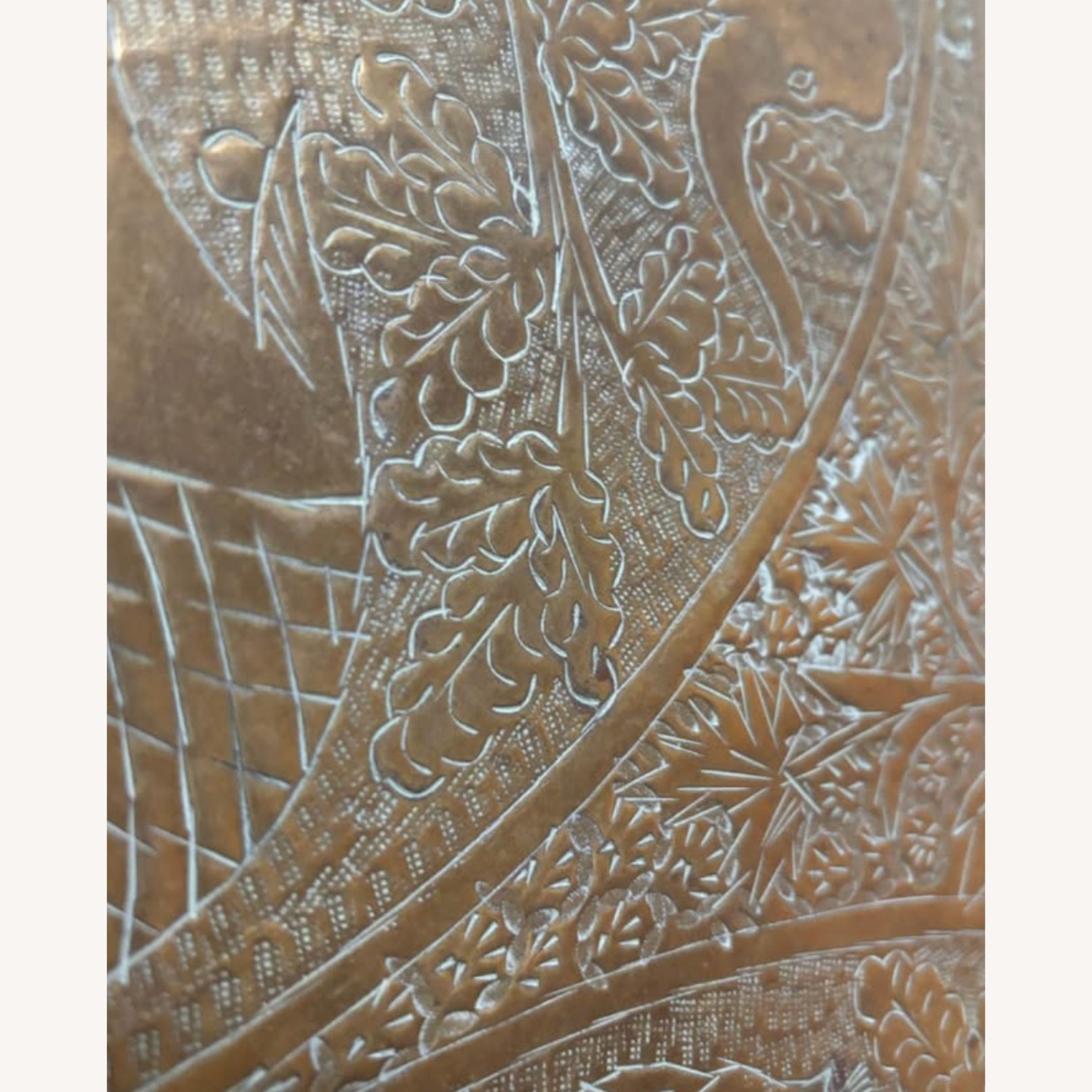 Vintage Brass Tray/Table Top - image-2