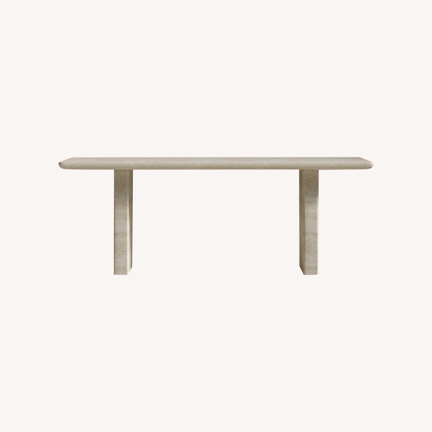 Rove Concepts Tiberius Travertine Table - image-0