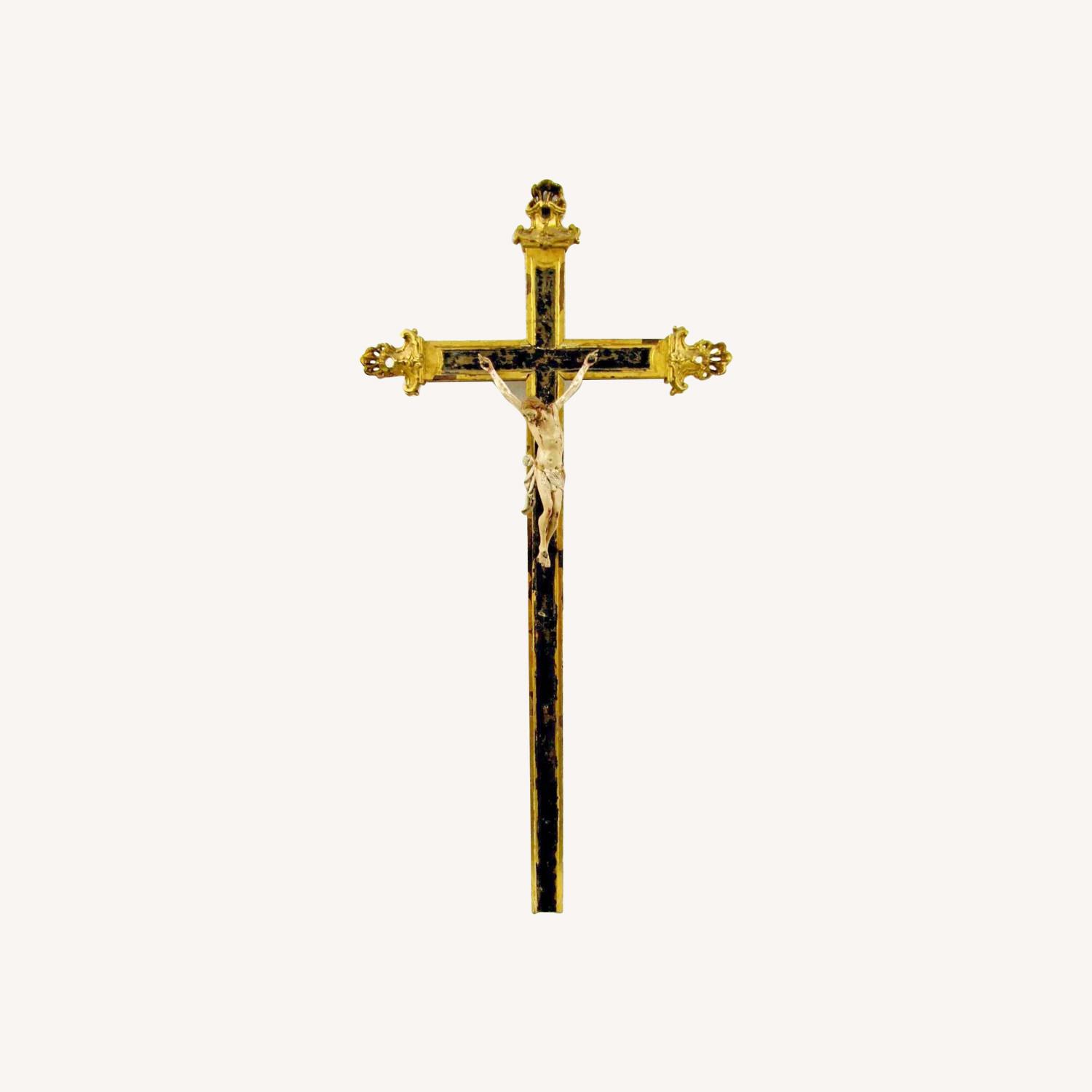 Corpus Christi Crucifix 24k Gold Leaf - image-0
