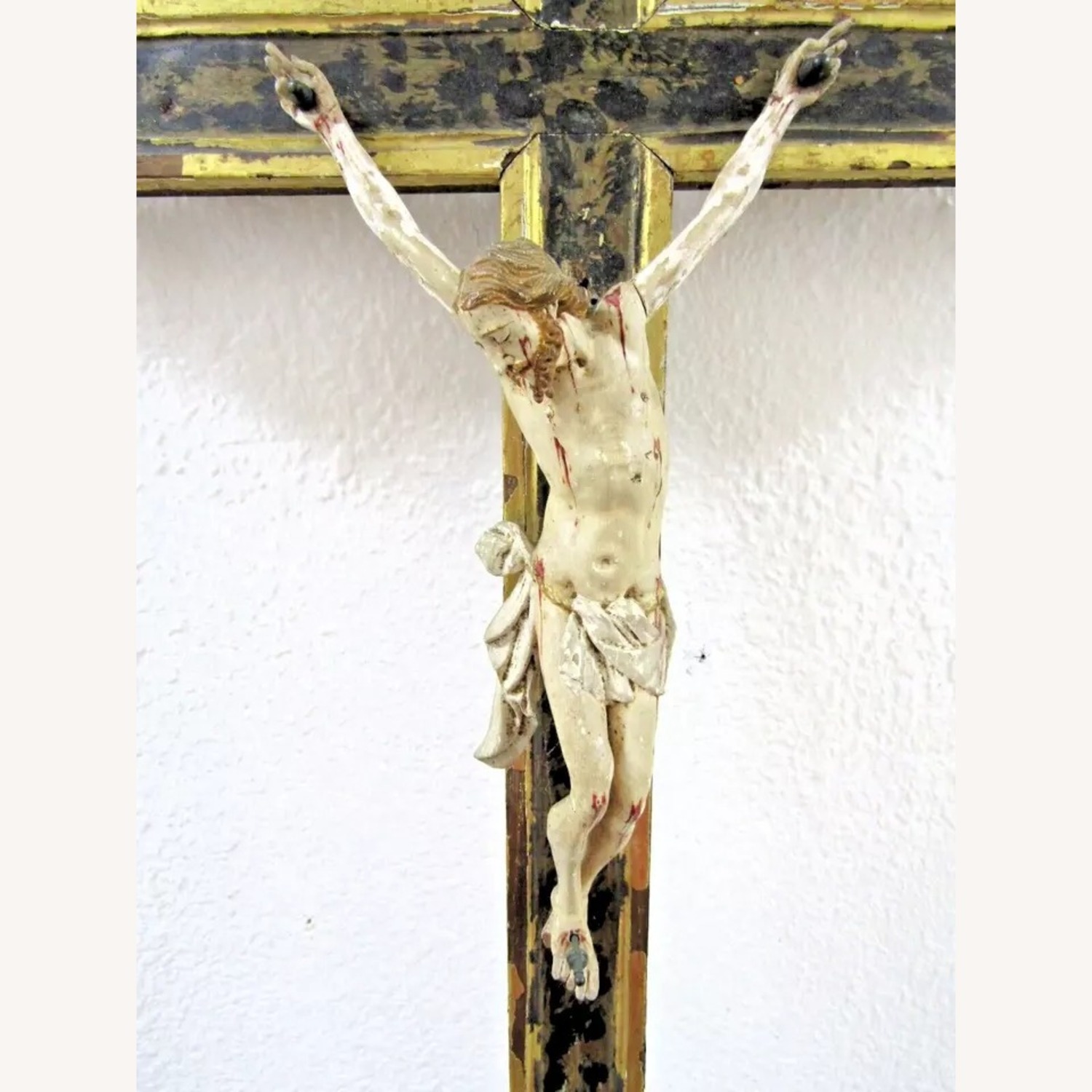Corpus Christi Crucifix 24k Gold Leaf - image-2