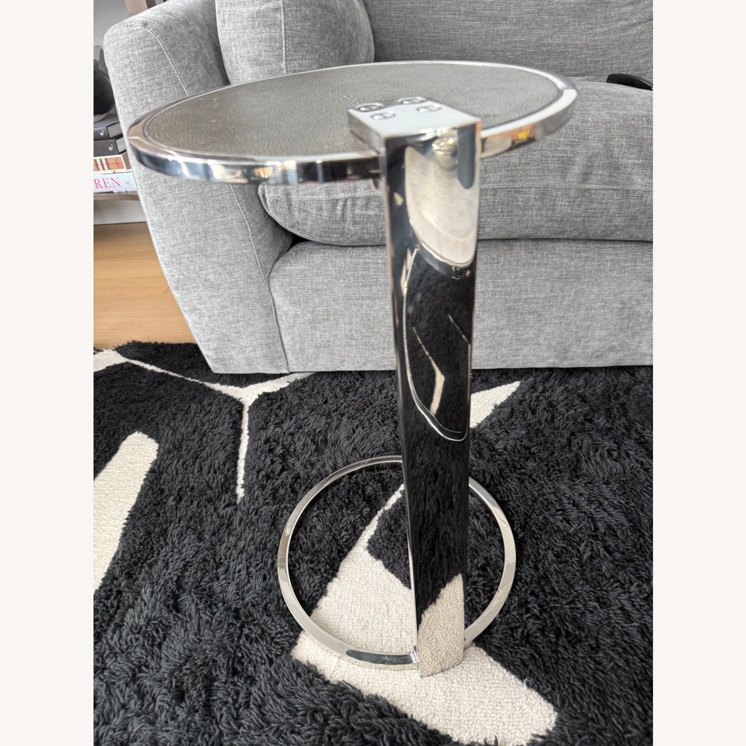 Restoration Hardware Franz Shagreen Round Drink Table - image-4