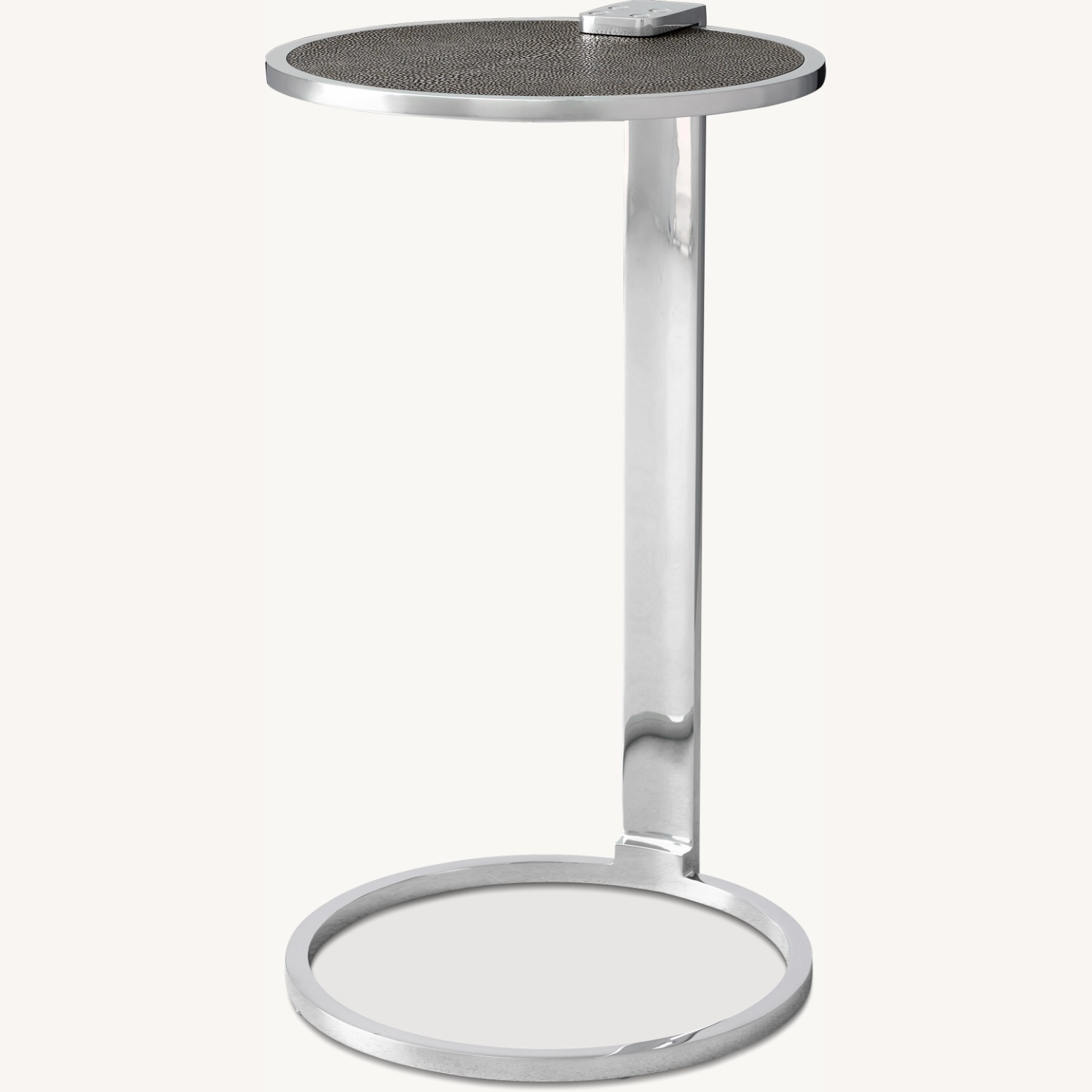 Restoration Hardware Franz Shagreen Round Drink Table - image-0