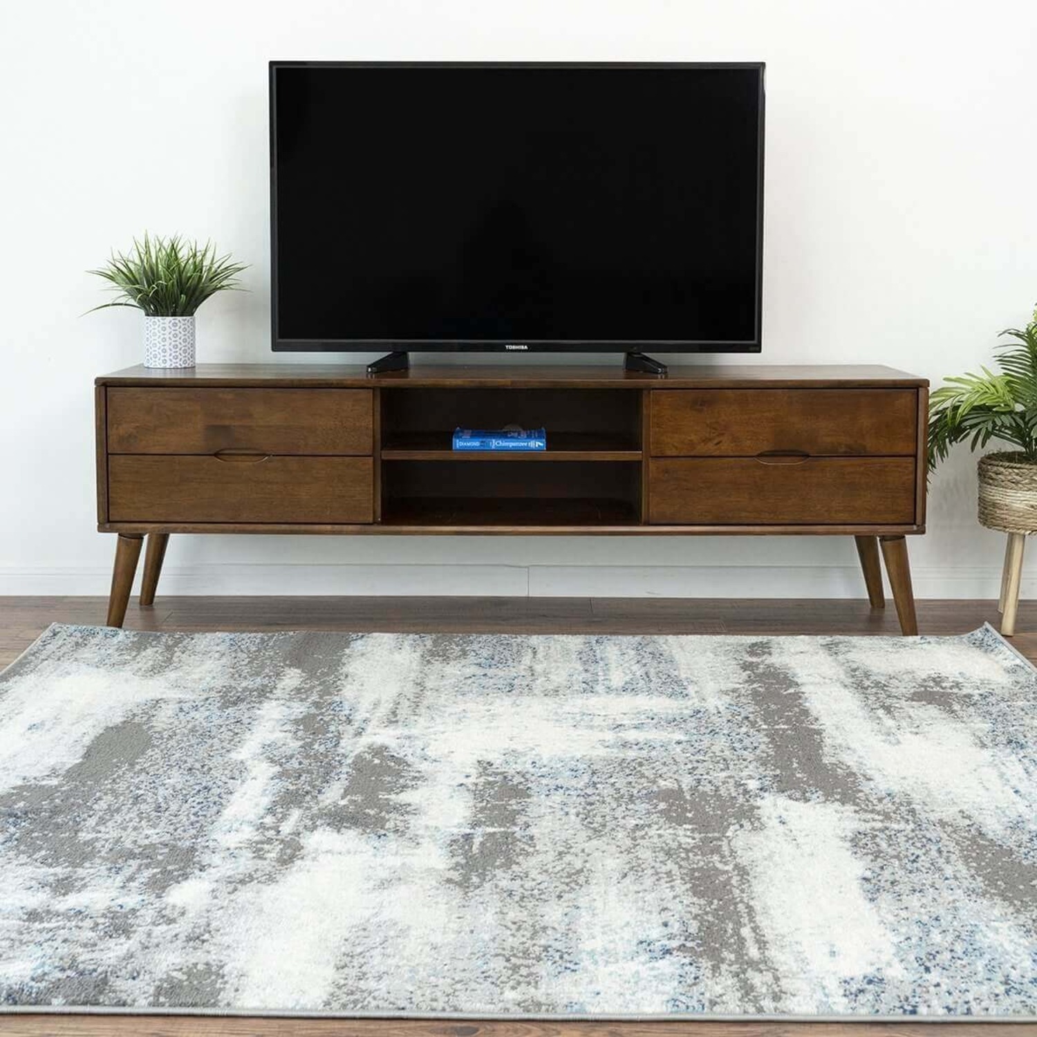Benjamin Walnut TV Stand - image-4