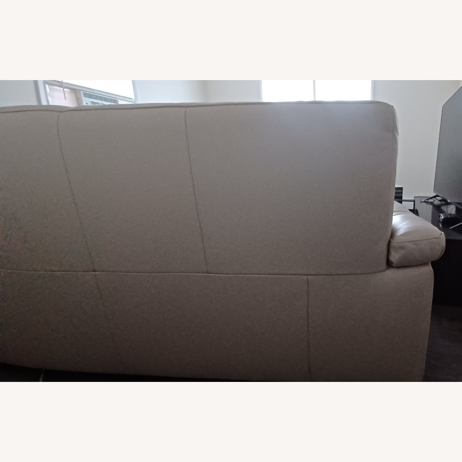 Bloomingdale's Genuine Leather Sofa - image-7