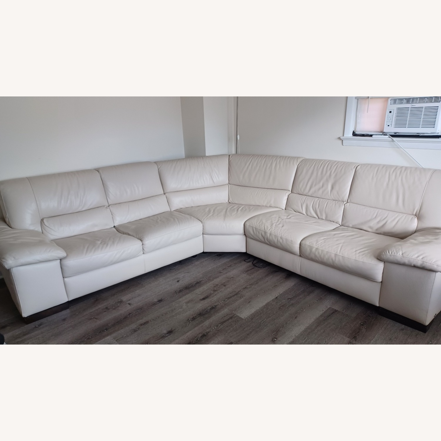 Bloomingdale's Genuine Leather Sofa - image-1