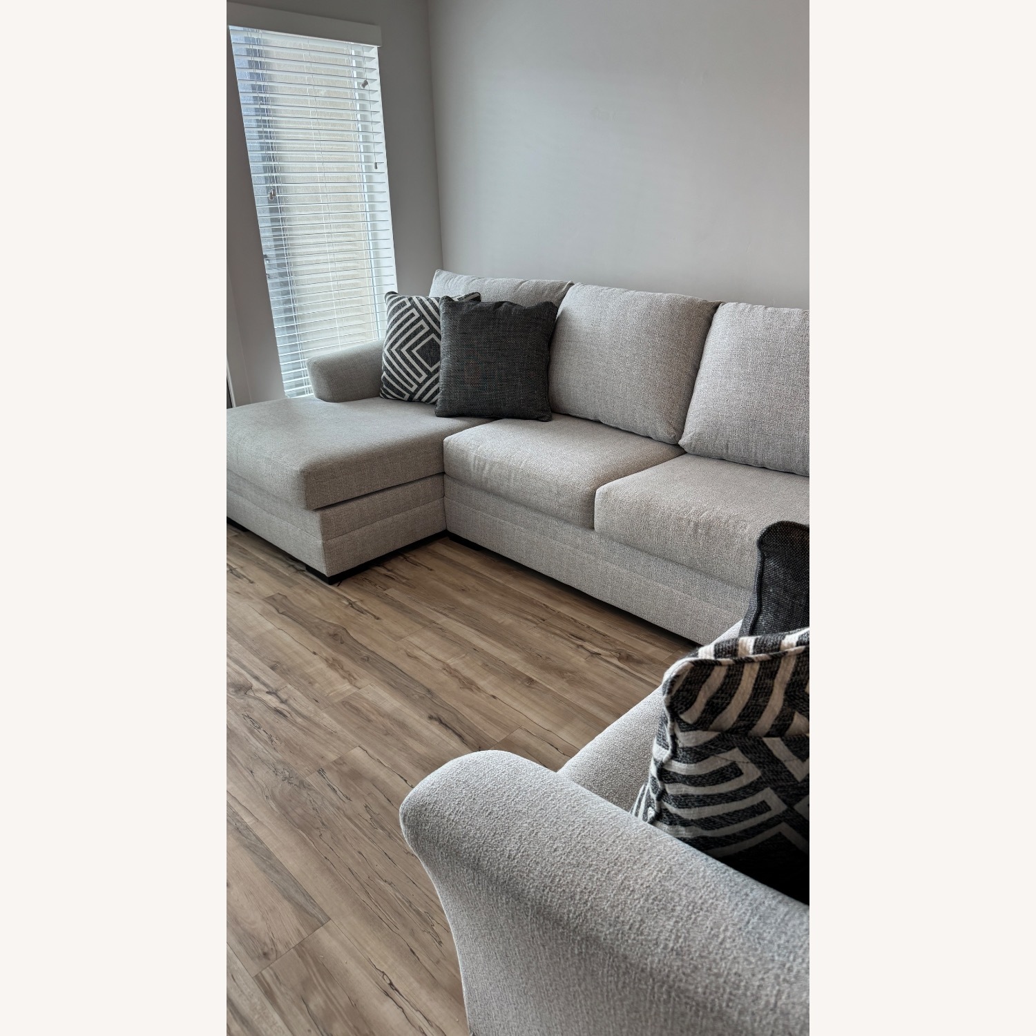 Light Grey U Sectional - image-3