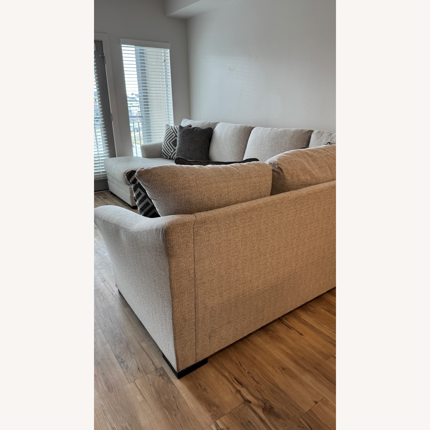 Light Grey U Sectional - image-6