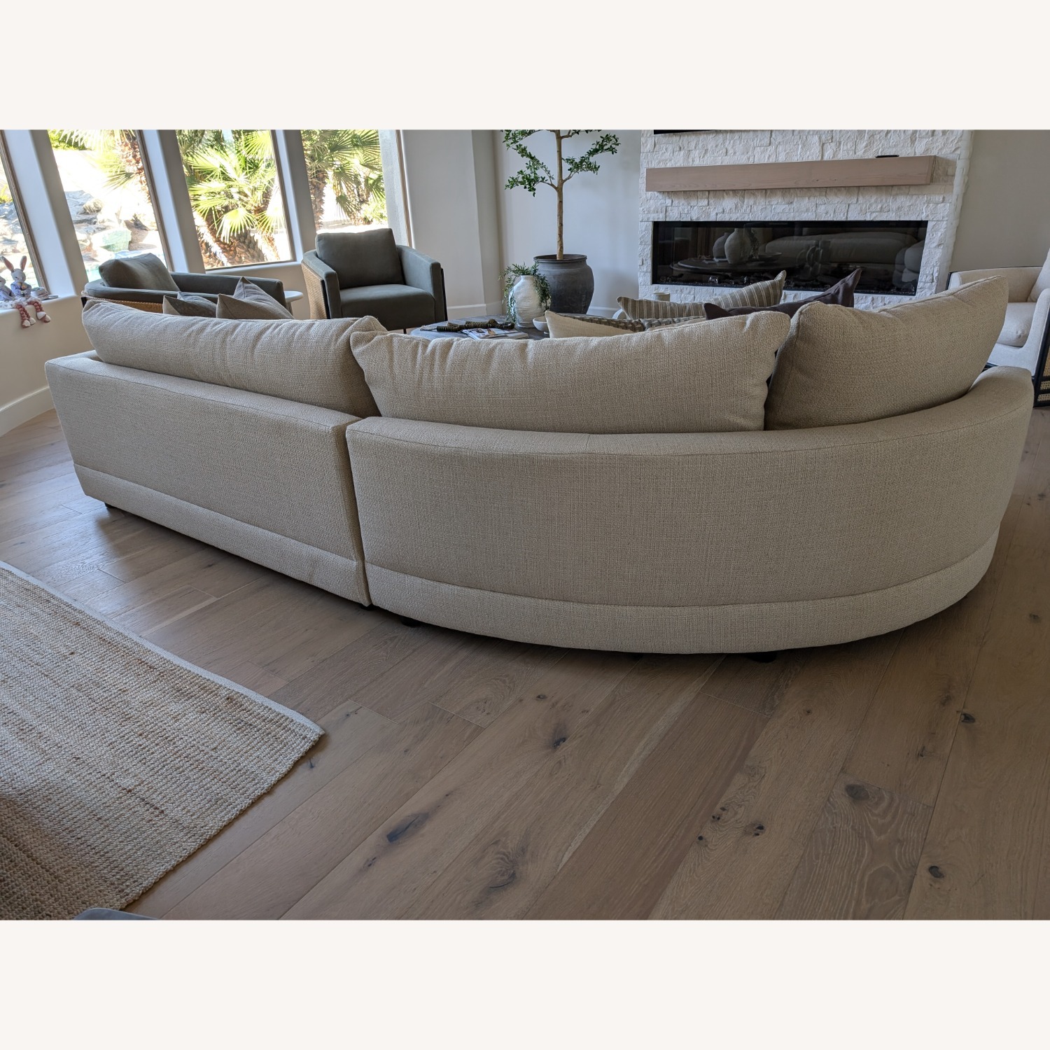 Cuddler Chaise Sectional - image-2