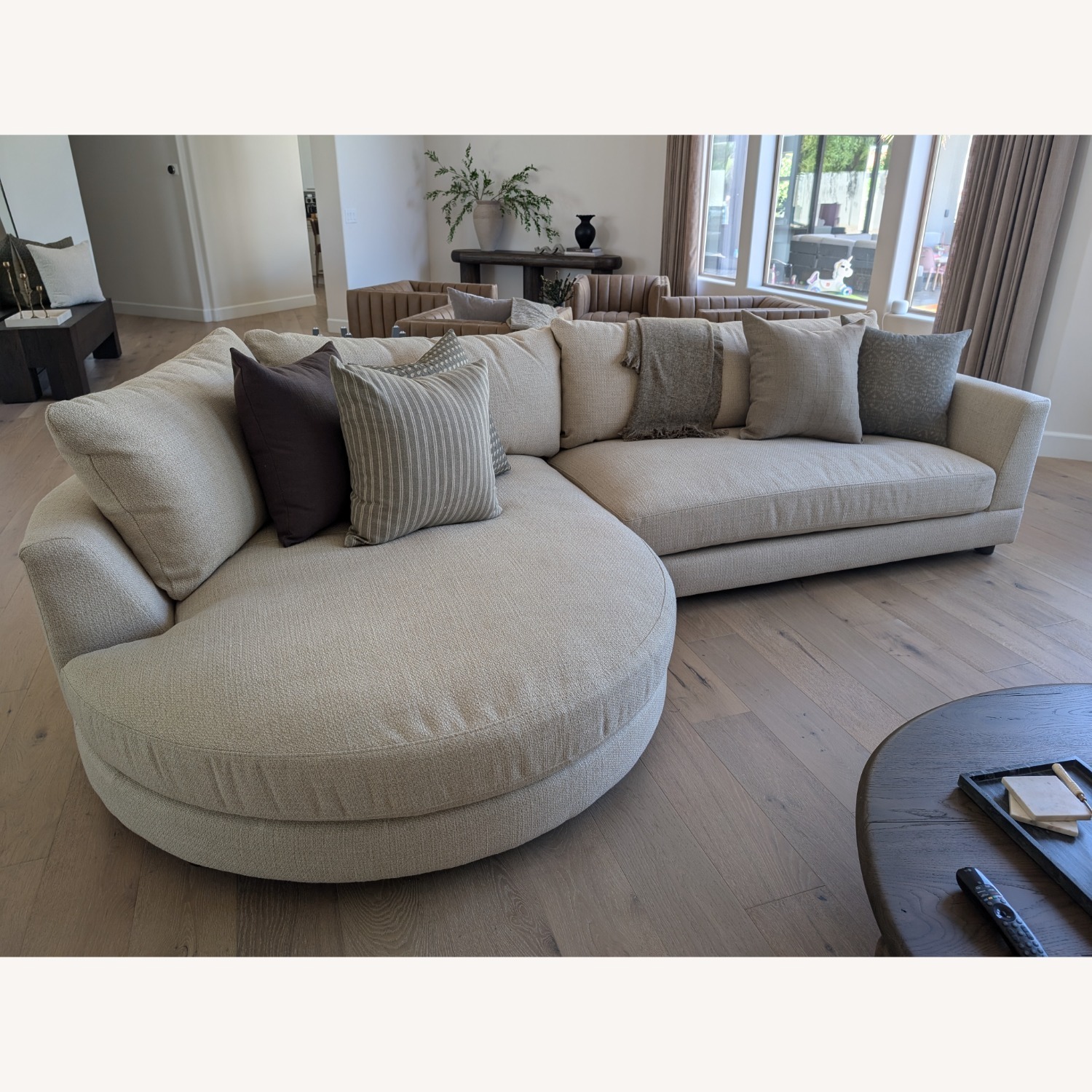 Cuddler Chaise Sectional - image-6