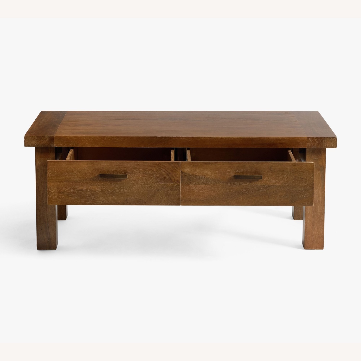 Pottery Barn Reed Rectangular Grand Coffee Table - image-2