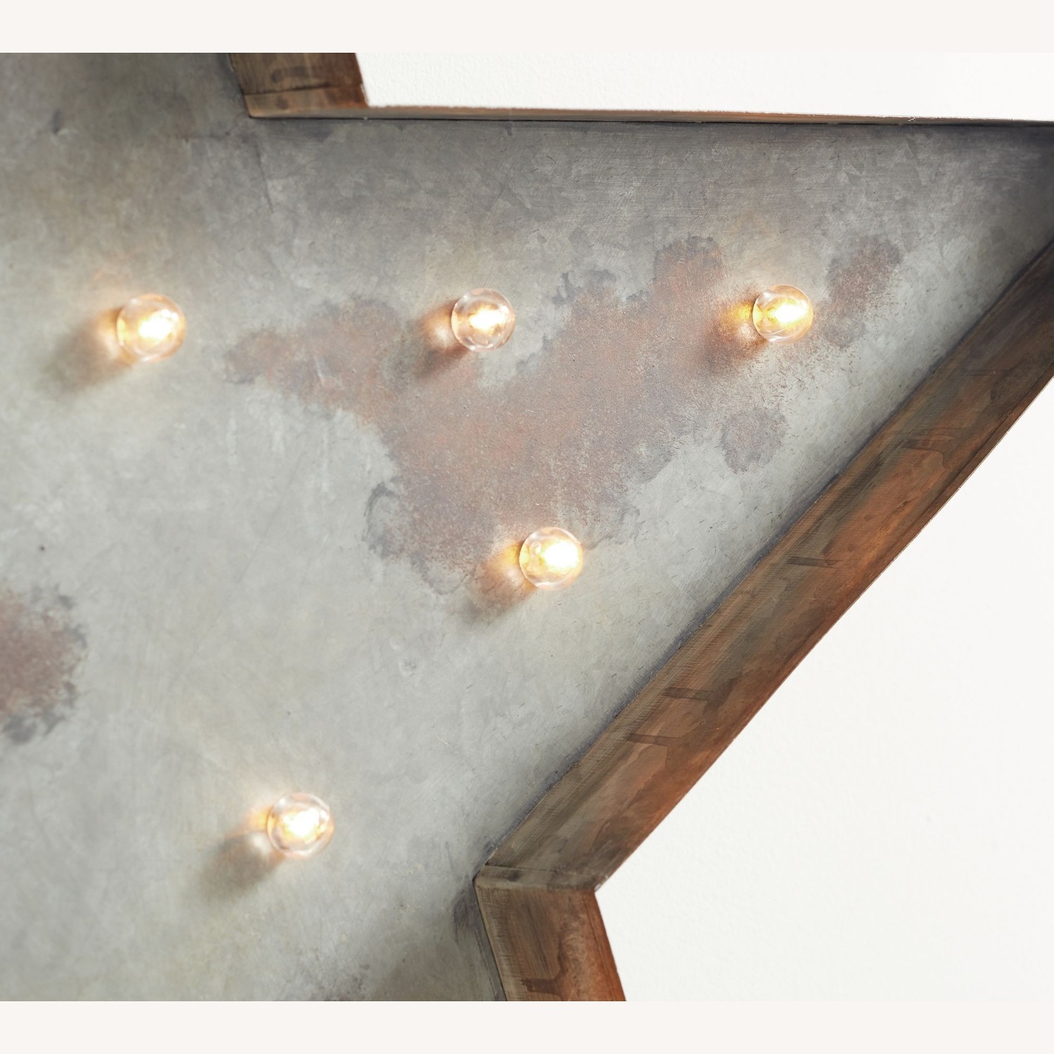 Pottery Barn Galvanized Marquee Star - image-1