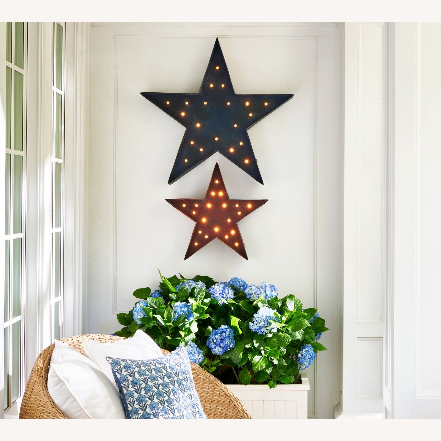 Pottery Barn Galvanized Marquee Star - image-5