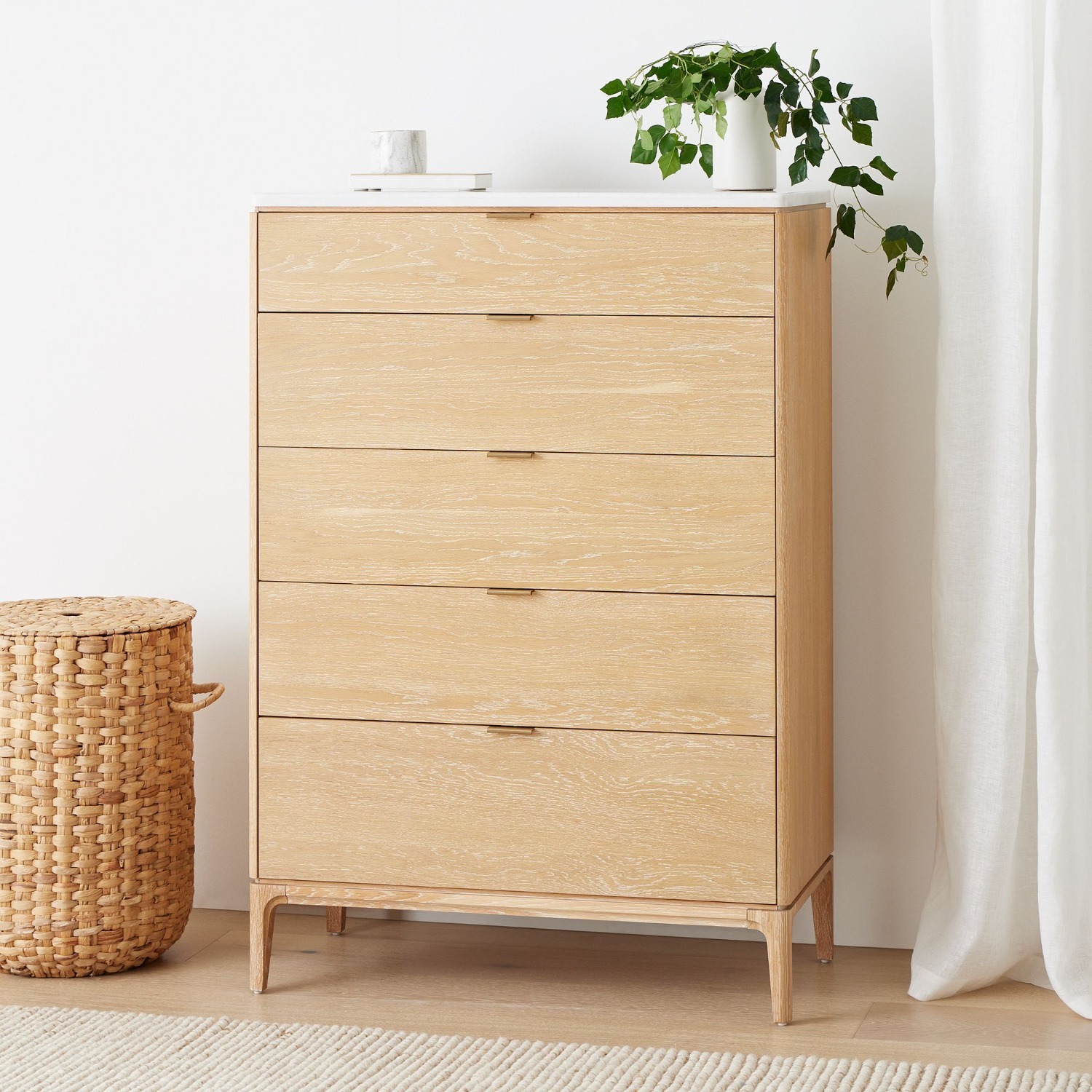 West Elm Parker 5-Drawer Dresser (36") - image-4