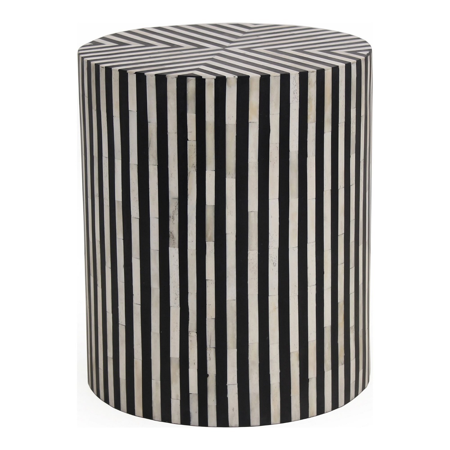 West Elm Striped Side Table - image-4