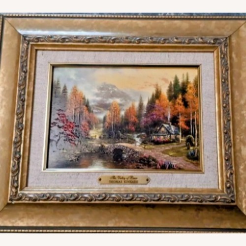 Used Valley of Peace Painting Thomas Kinkade for sale on AptDeco