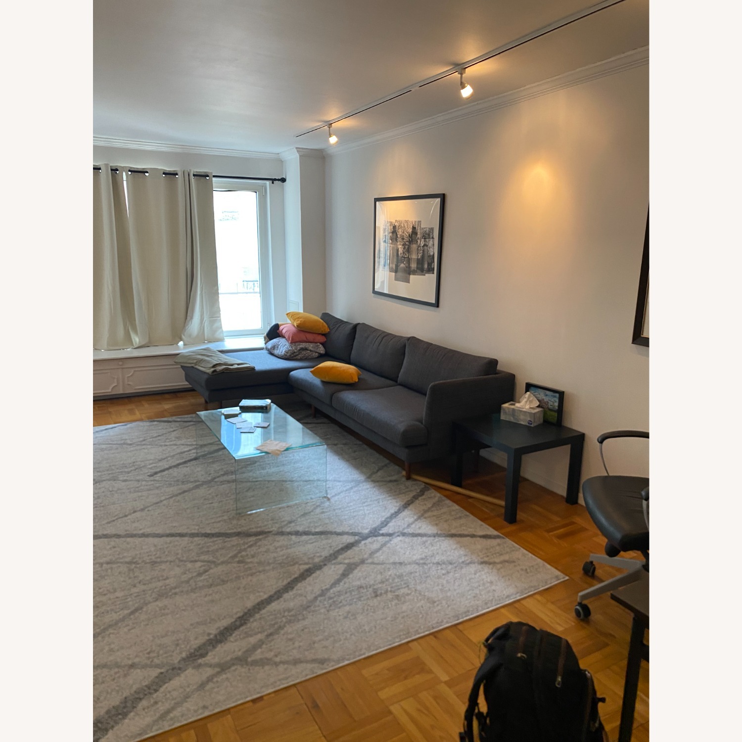 AllModern Miller Dark Gray Sectional - image-2