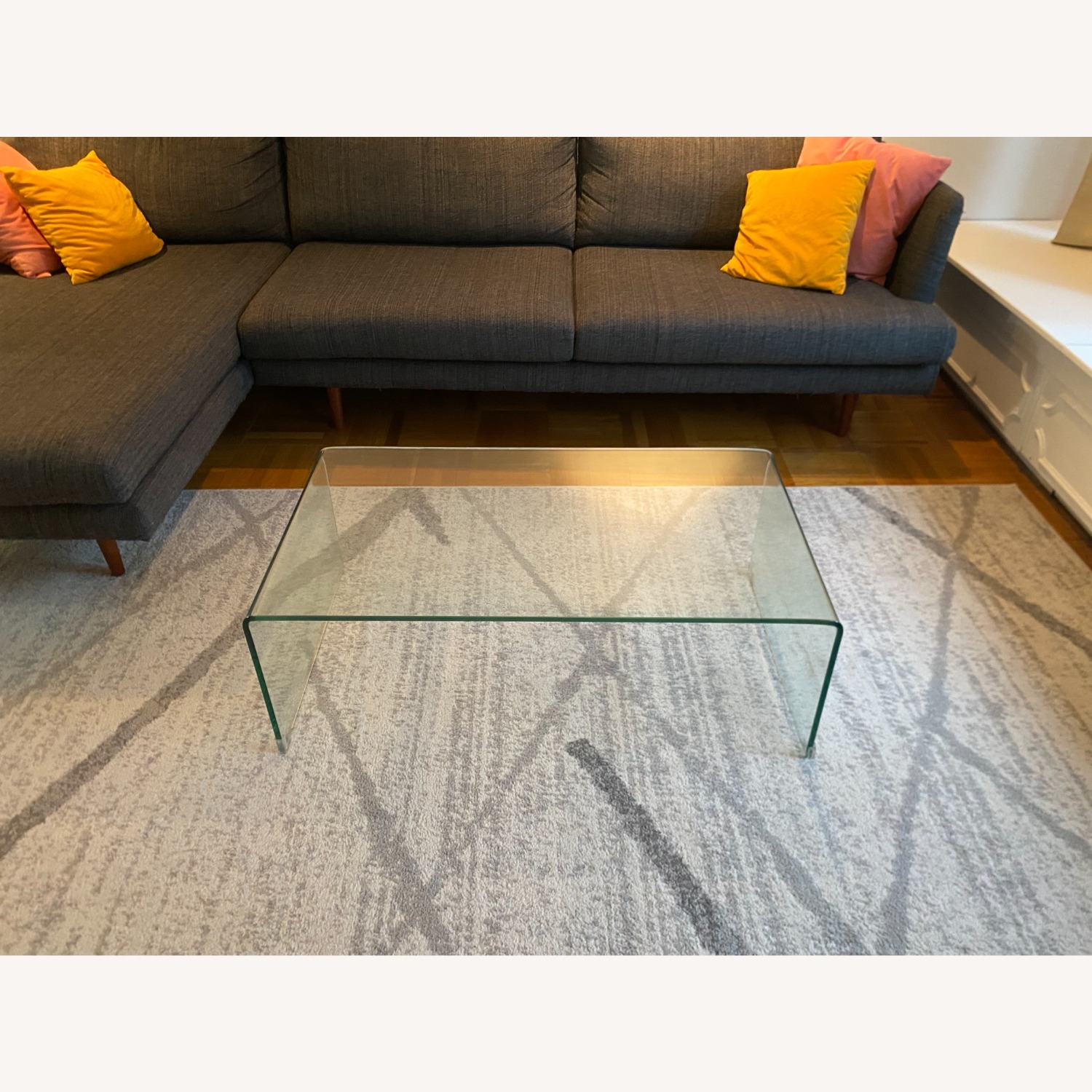 AllModern Miller Dark Gray Sectional - image-3