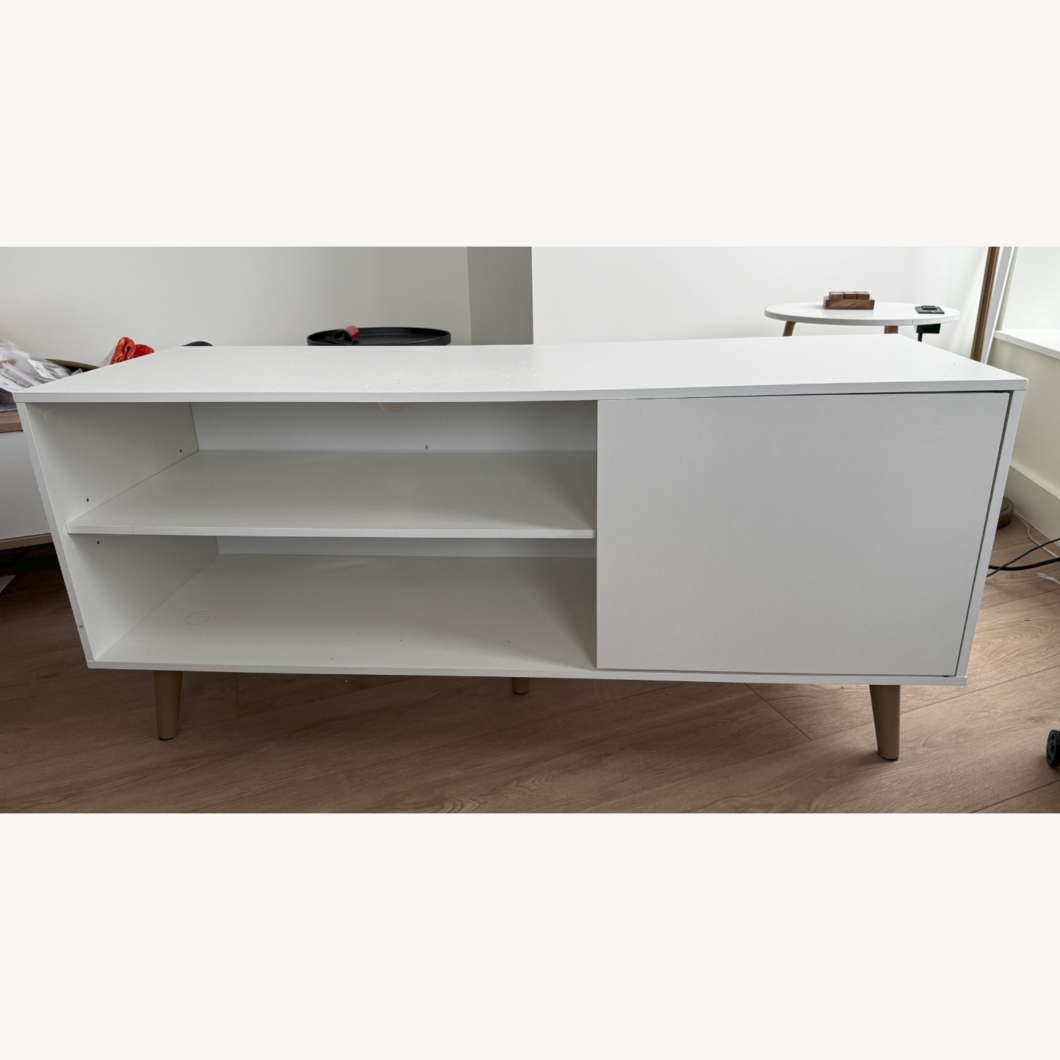 White TV Stand for upto 55in TV - image-2