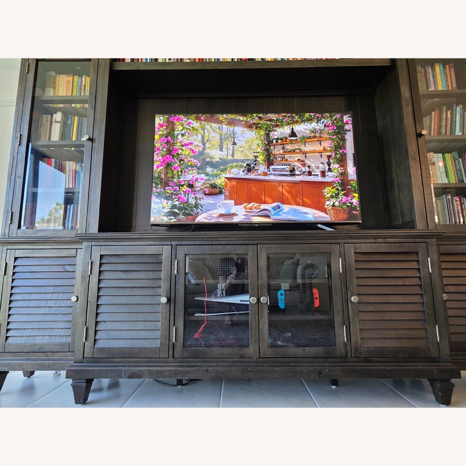 City Sonoma Dark Tone Entertainment Wall - image-2
