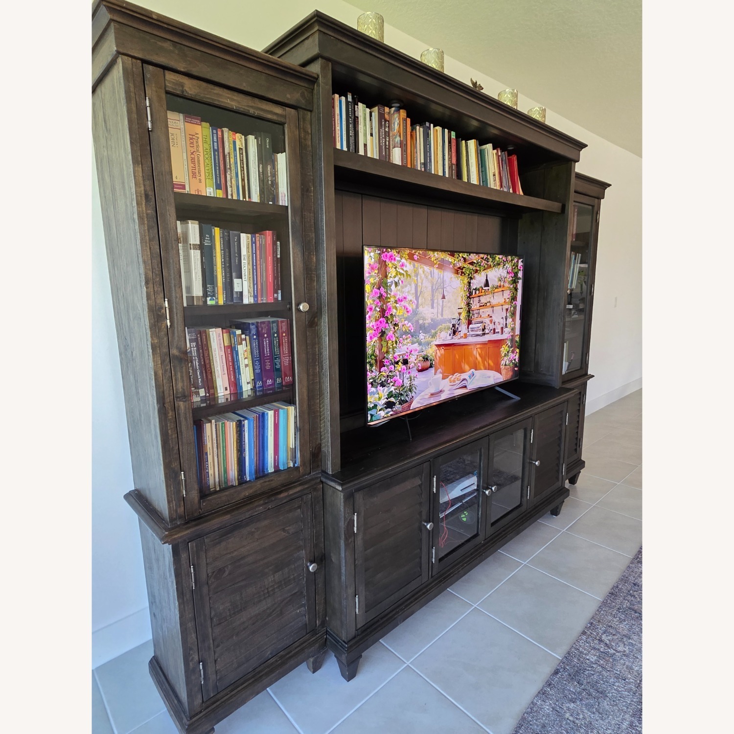 City Sonoma Dark Tone Entertainment Wall - image-3