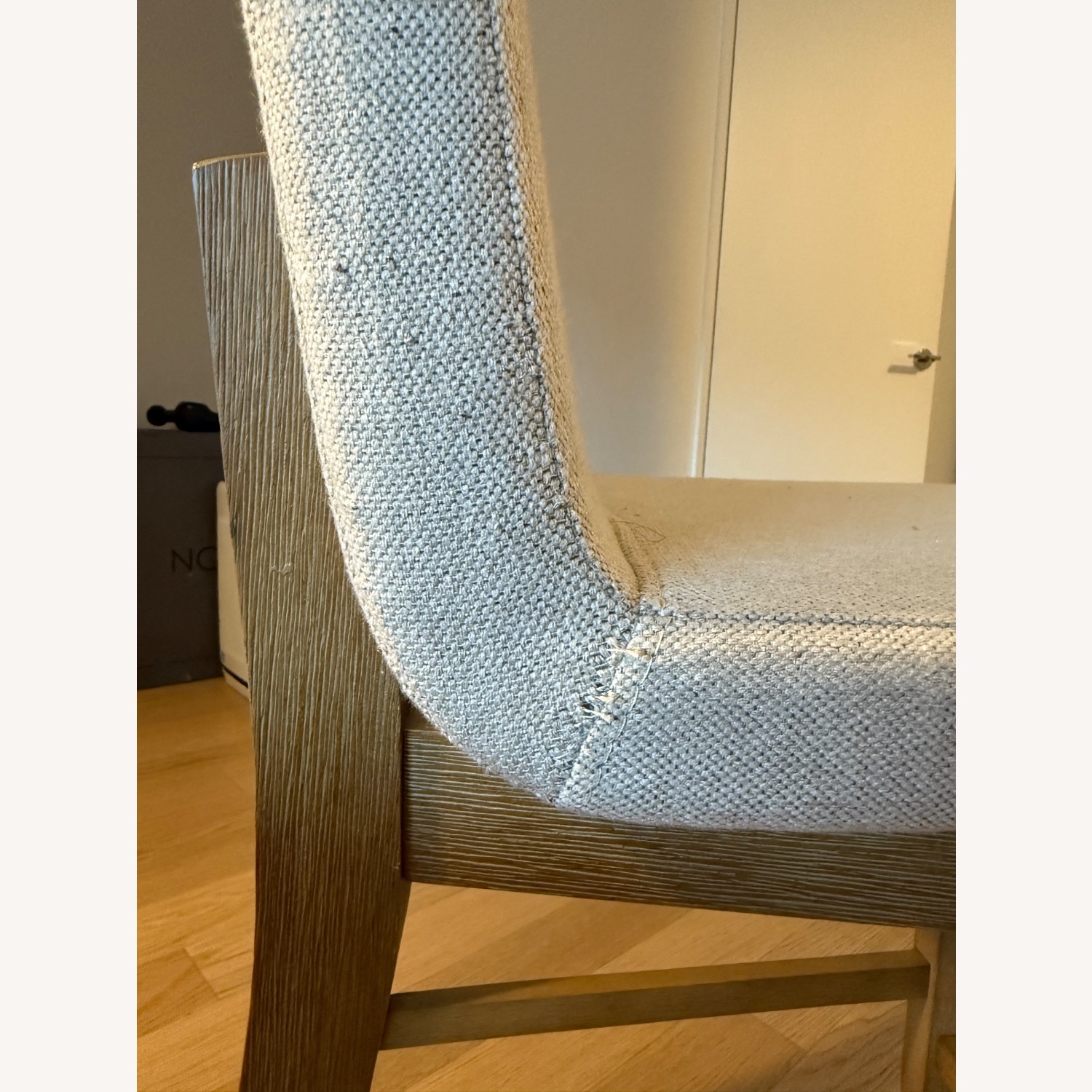 Pair of Upholstered Nathan James Counter Stools - image-3