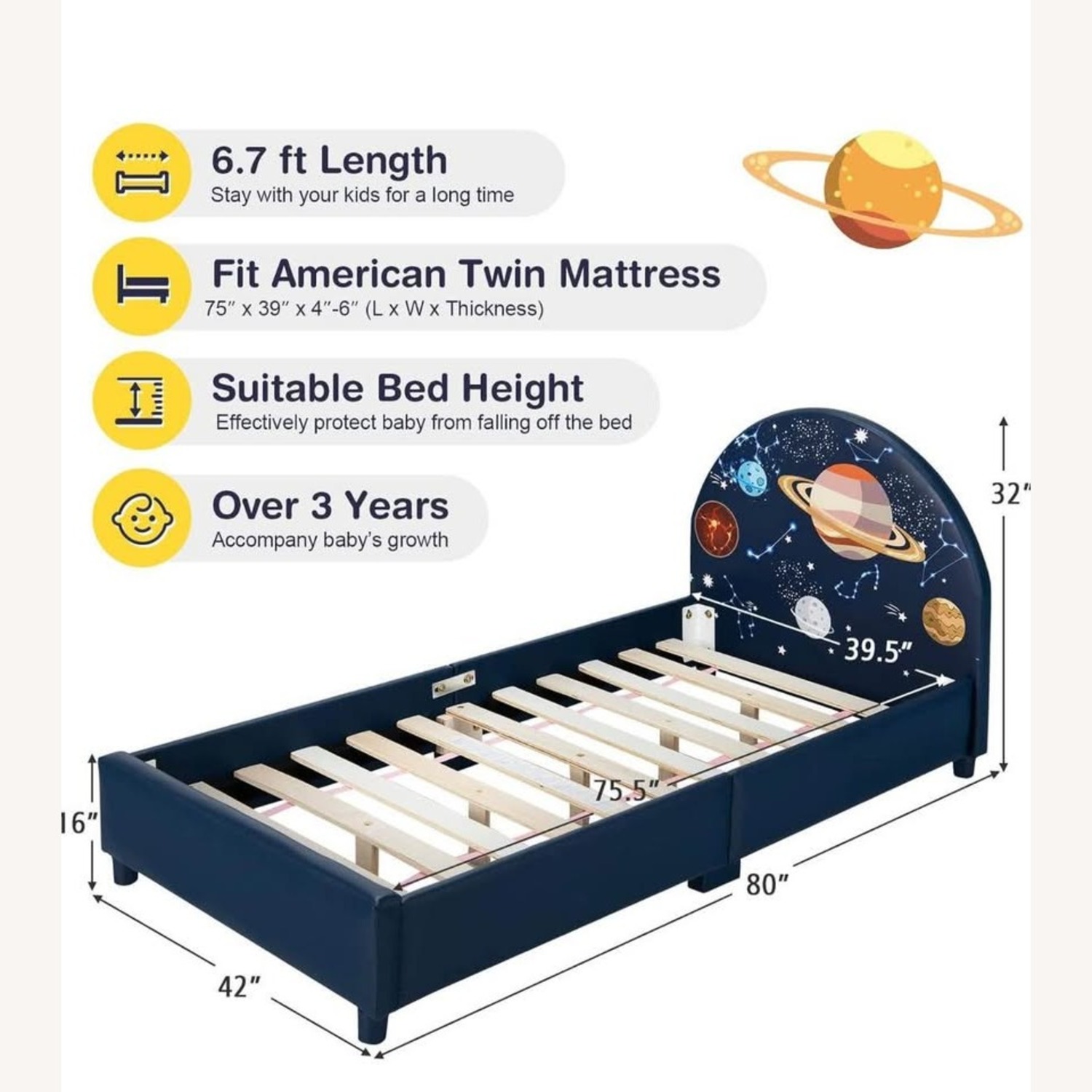 Twin Toddler Bed - image-3