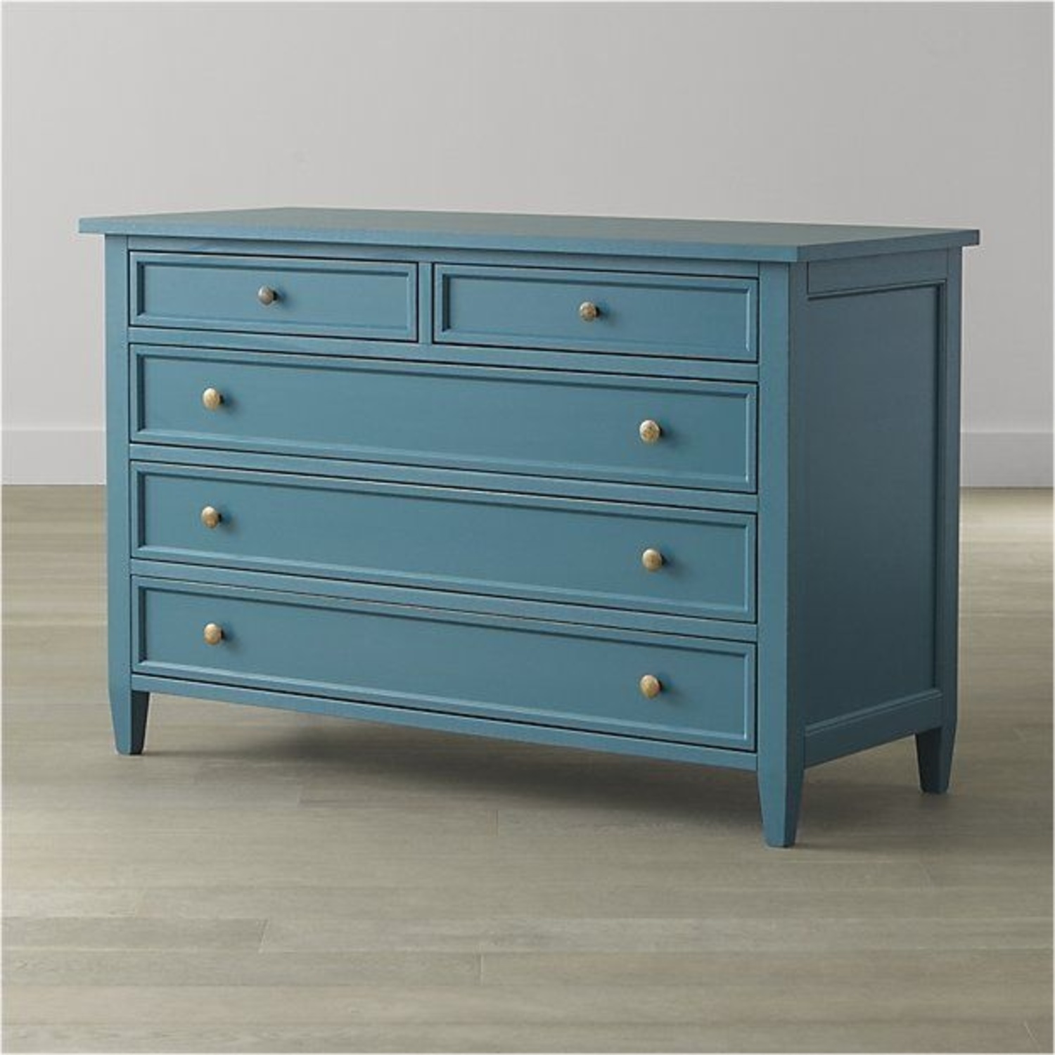 Crate & Barrel Large Chest of Drawers, Blue - image-8