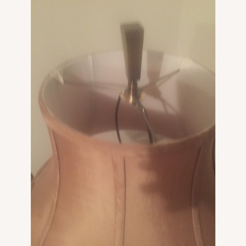 Used Uttermost Daviel Red Table Lamp for sale on AptDeco