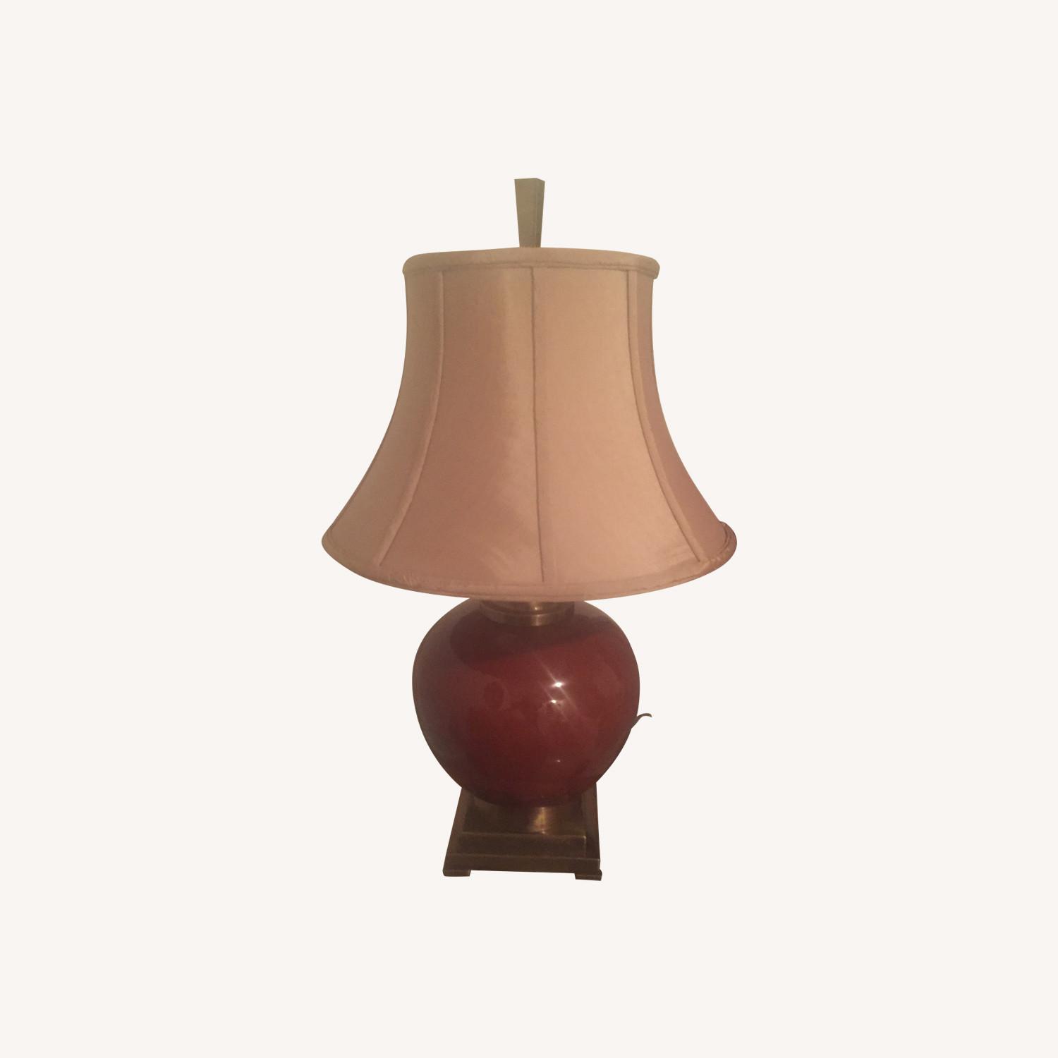 Uttermost Daviel Red Table Lamp - image-0