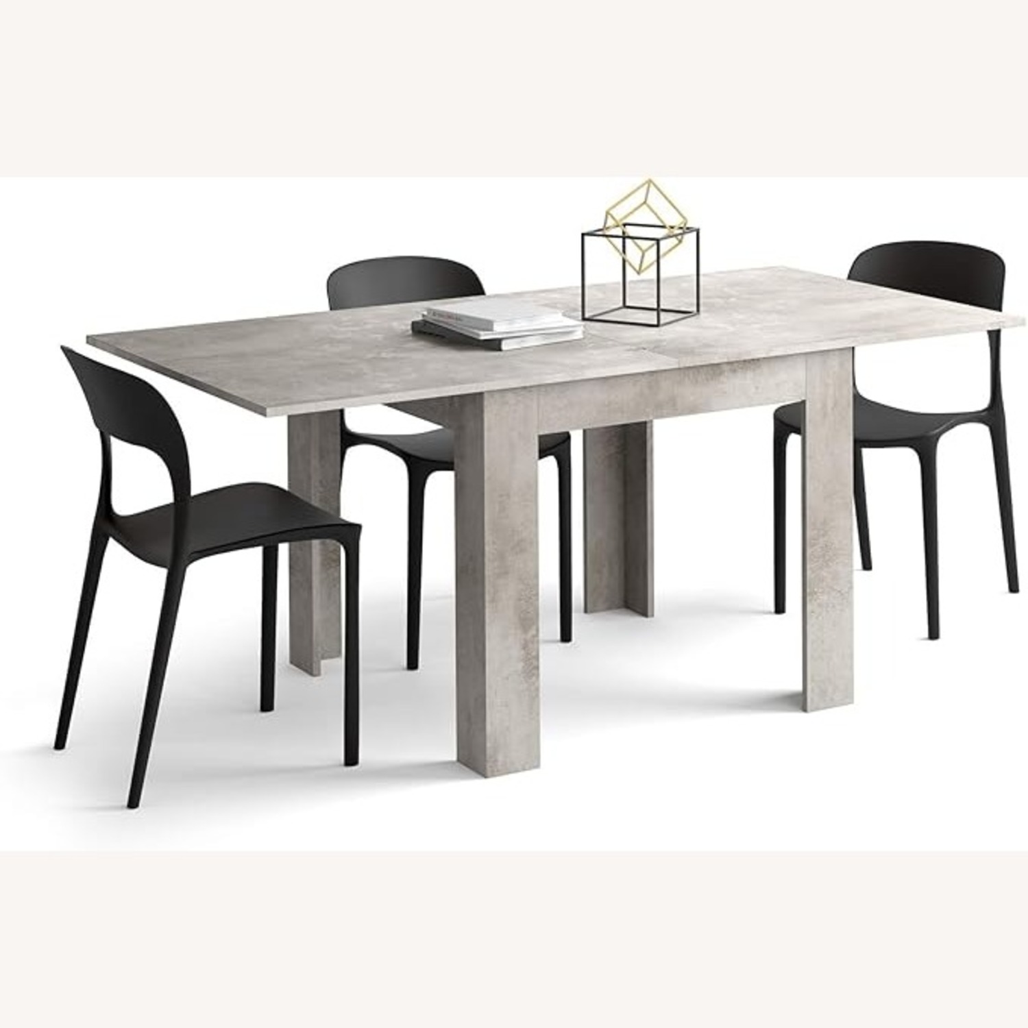 Amazon Mobili Fiver Italian Square Extendable Dining Table - image-2