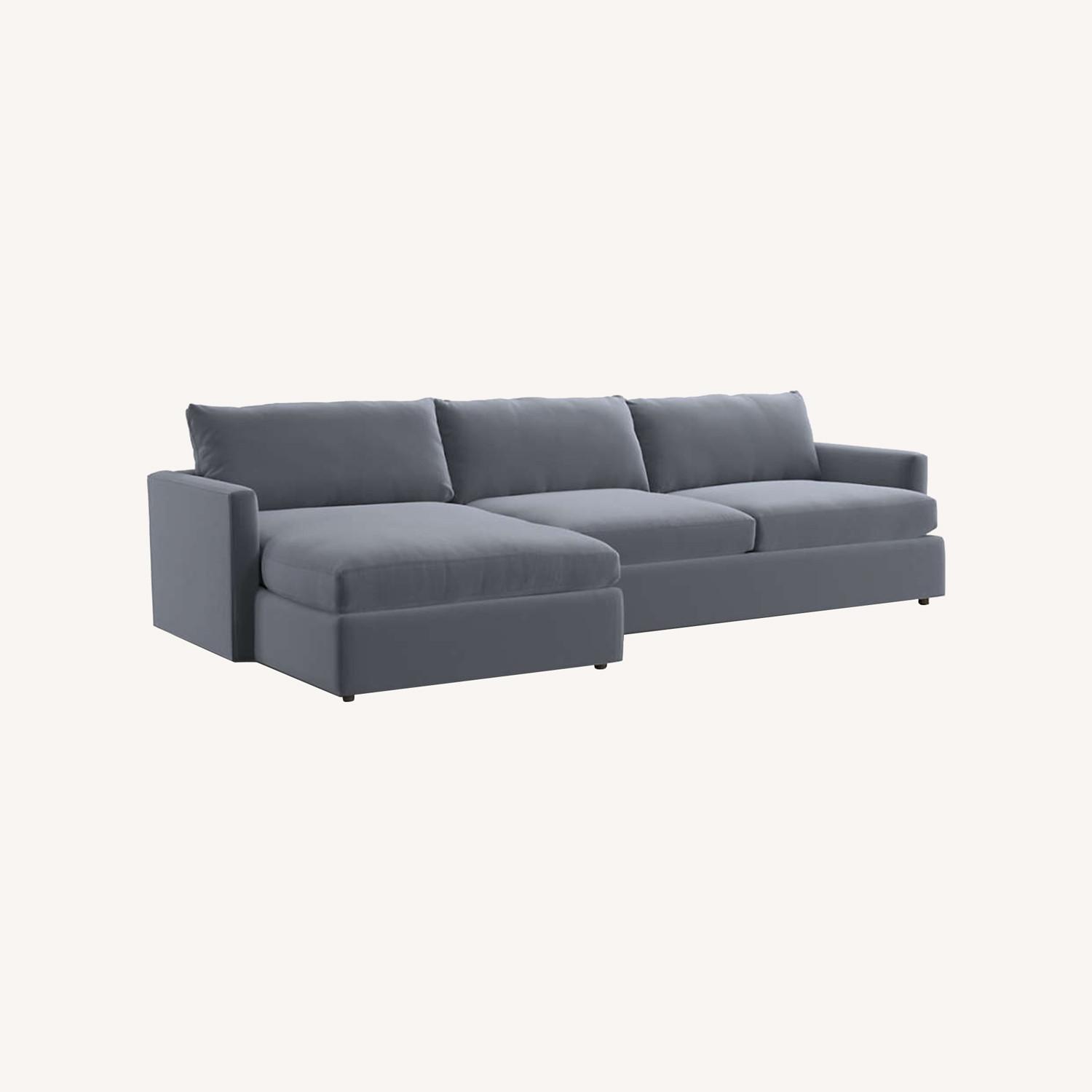 Crate and Barrel Lounge Deep Sectional - image-0