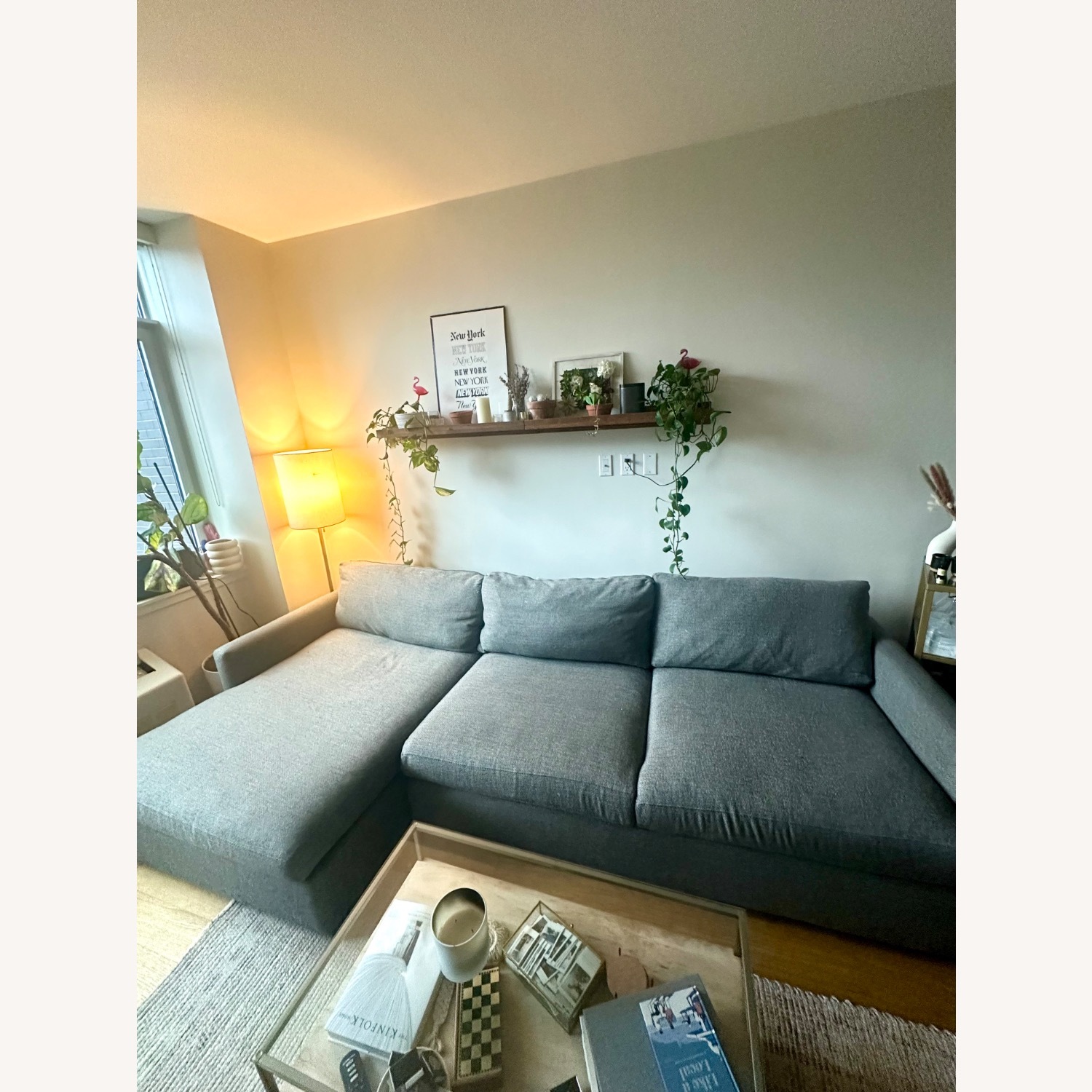 Crate and Barrel Lounge Deep Sectional - image-1