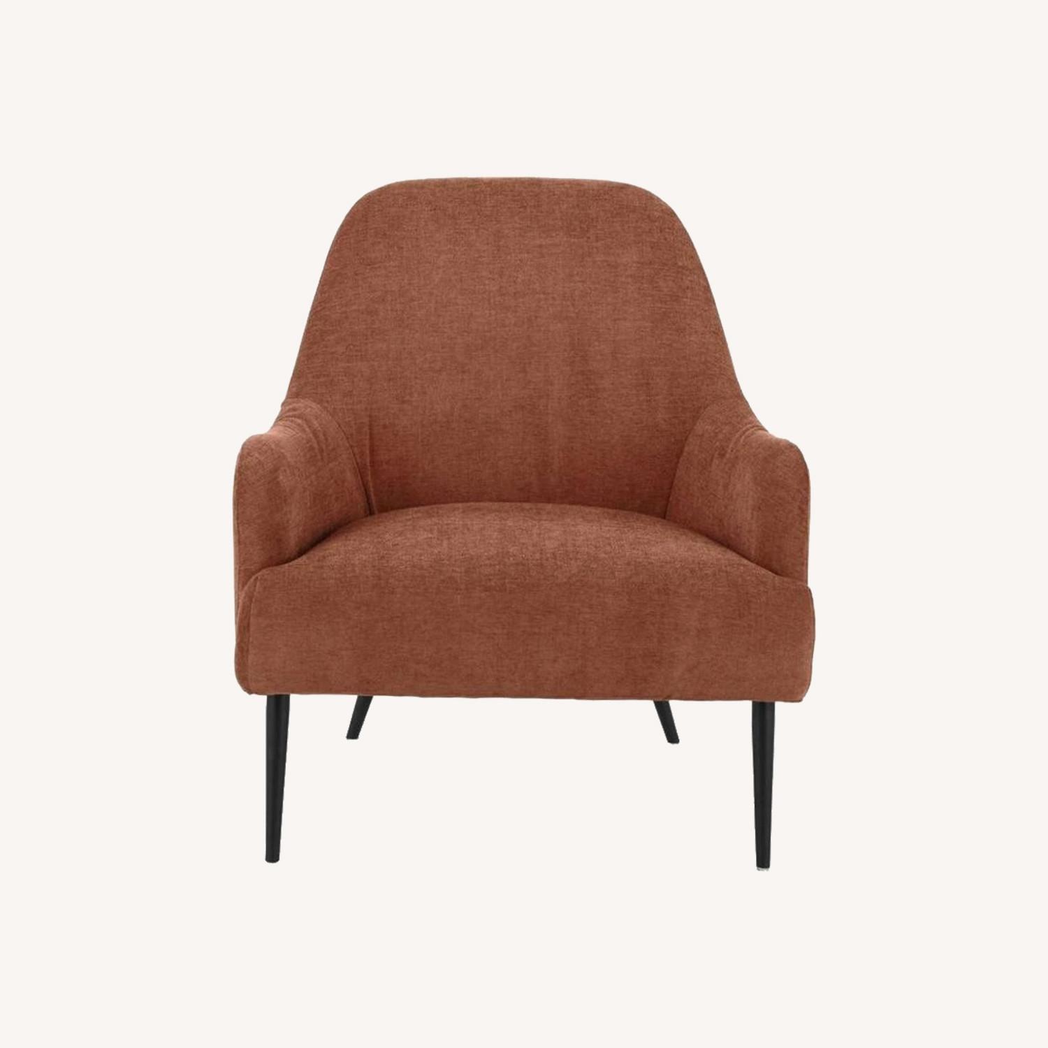 Feather Avalon Orange Mid Century Sitting Chair - image-0