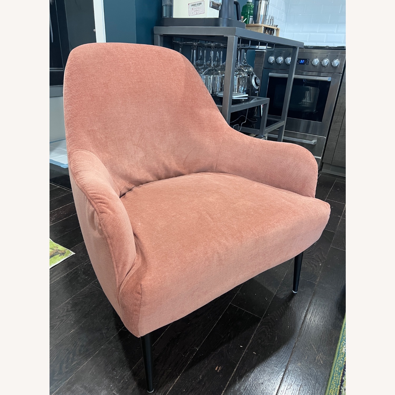 Feather Avalon Orange Mid Century Sitting Chair - image-1