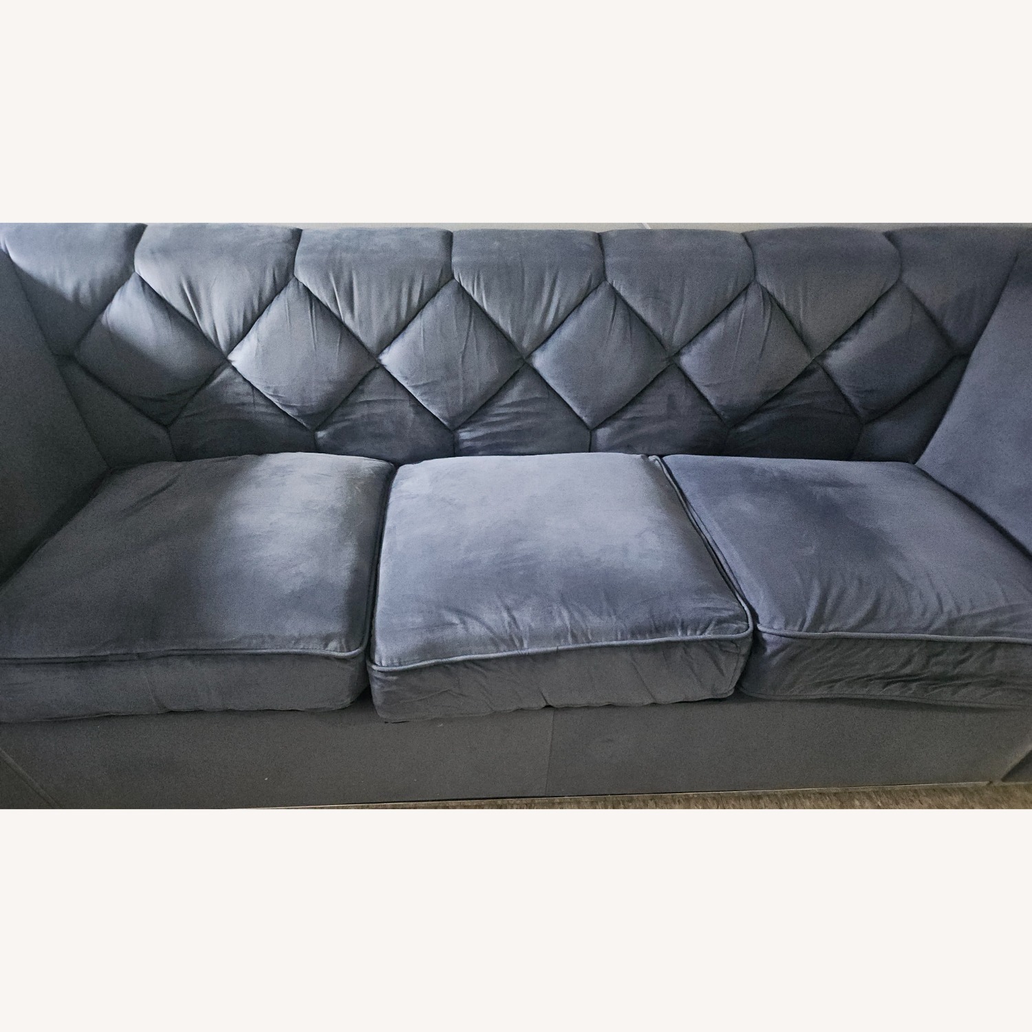 Gray Blue Couch - image-2